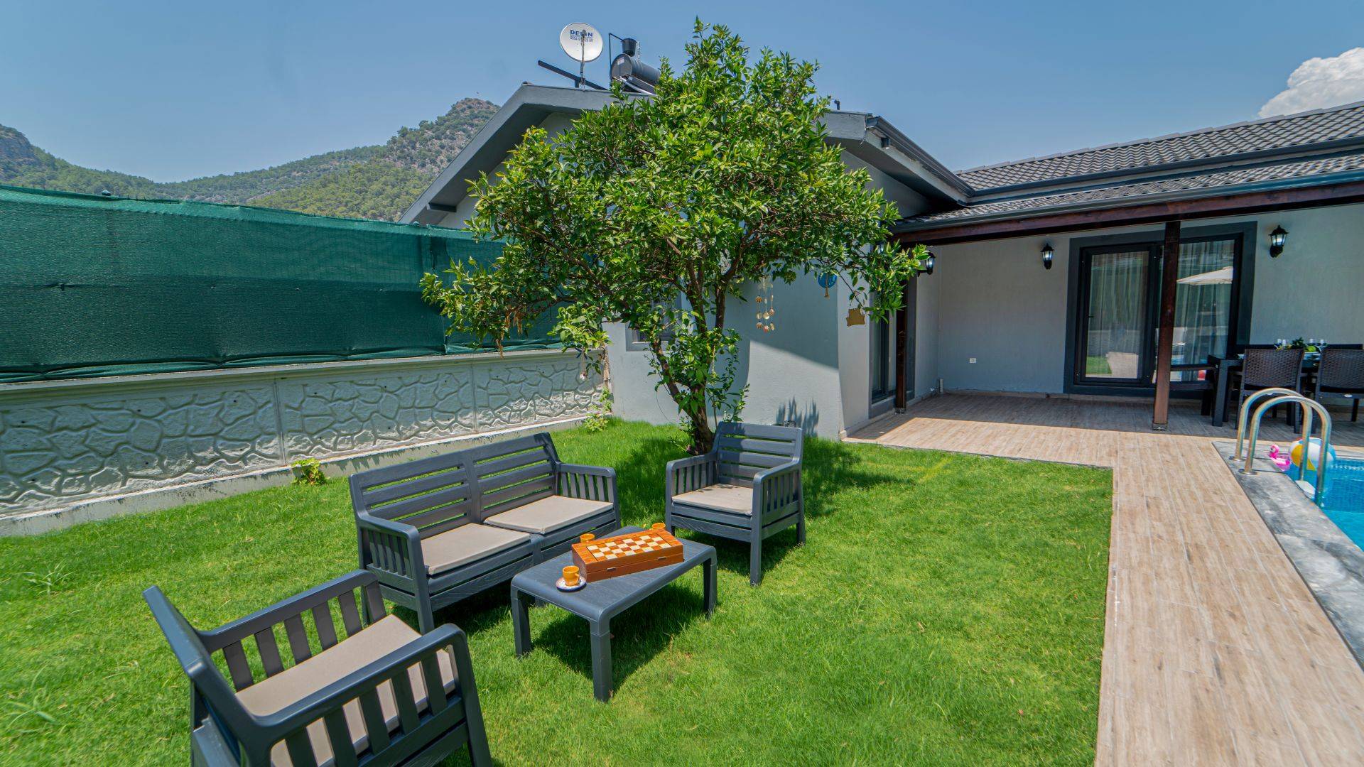 Fethiye İnlice'de Sakin Konumda, Özel Havuzlu, Modern Villa 46331 — 9