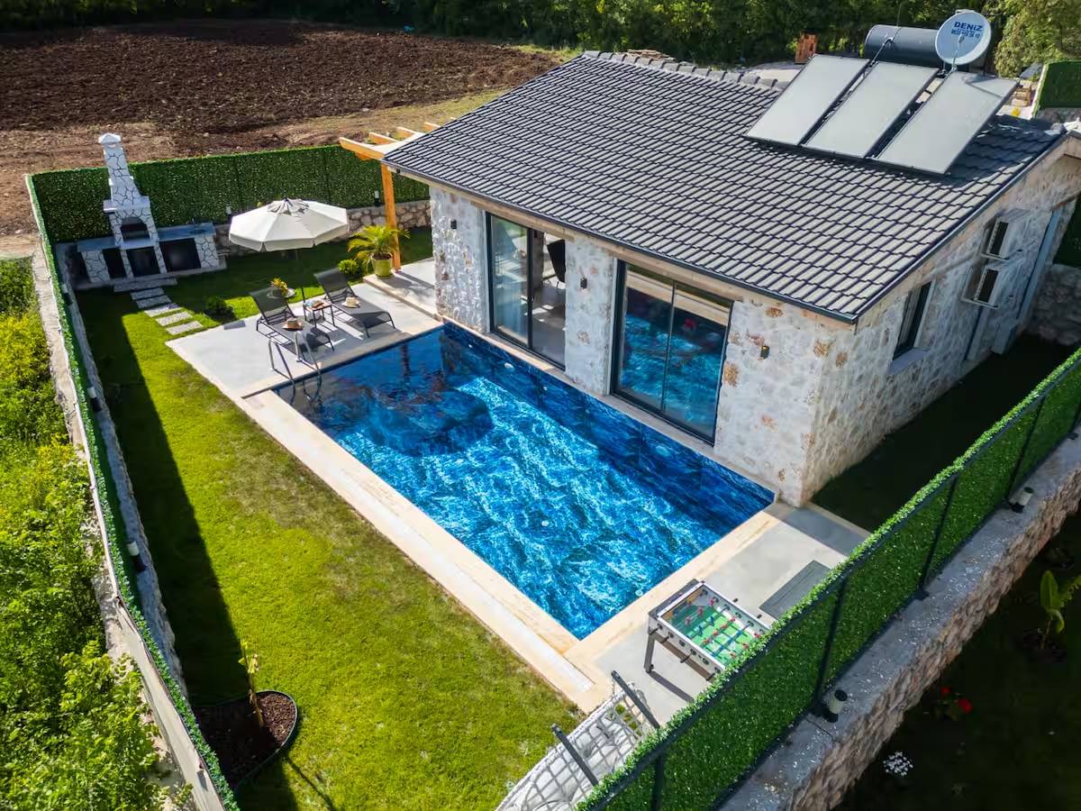 Fethiye Karakeçeliler'de Doğa İçerisinde, Özel Havuzlu, Balayı Villası 46223 — 6