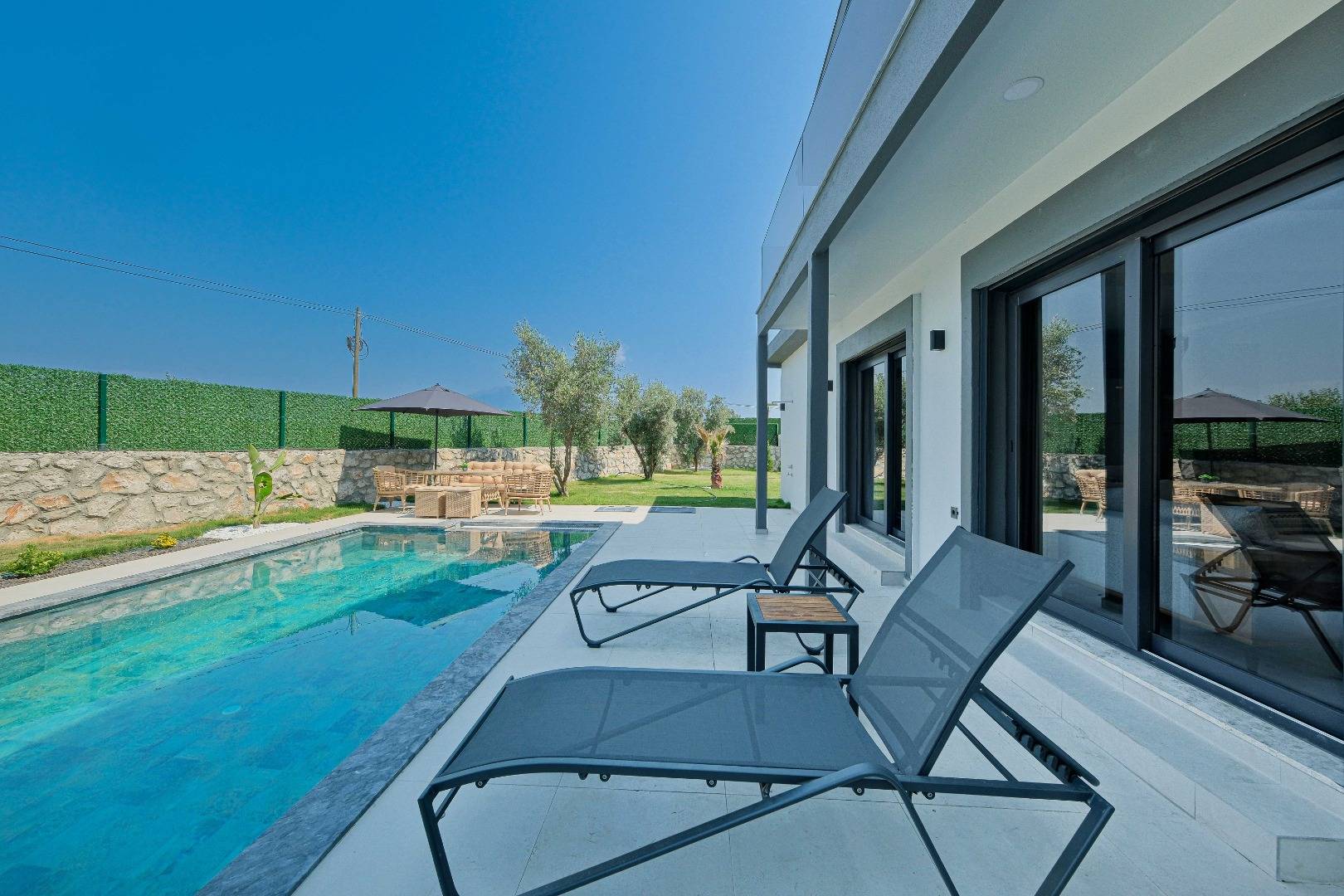 Fethiye Kargı'da Geniş Bahçeli, Özel Havuzlu, Jakuzili Villa 45839 — 3