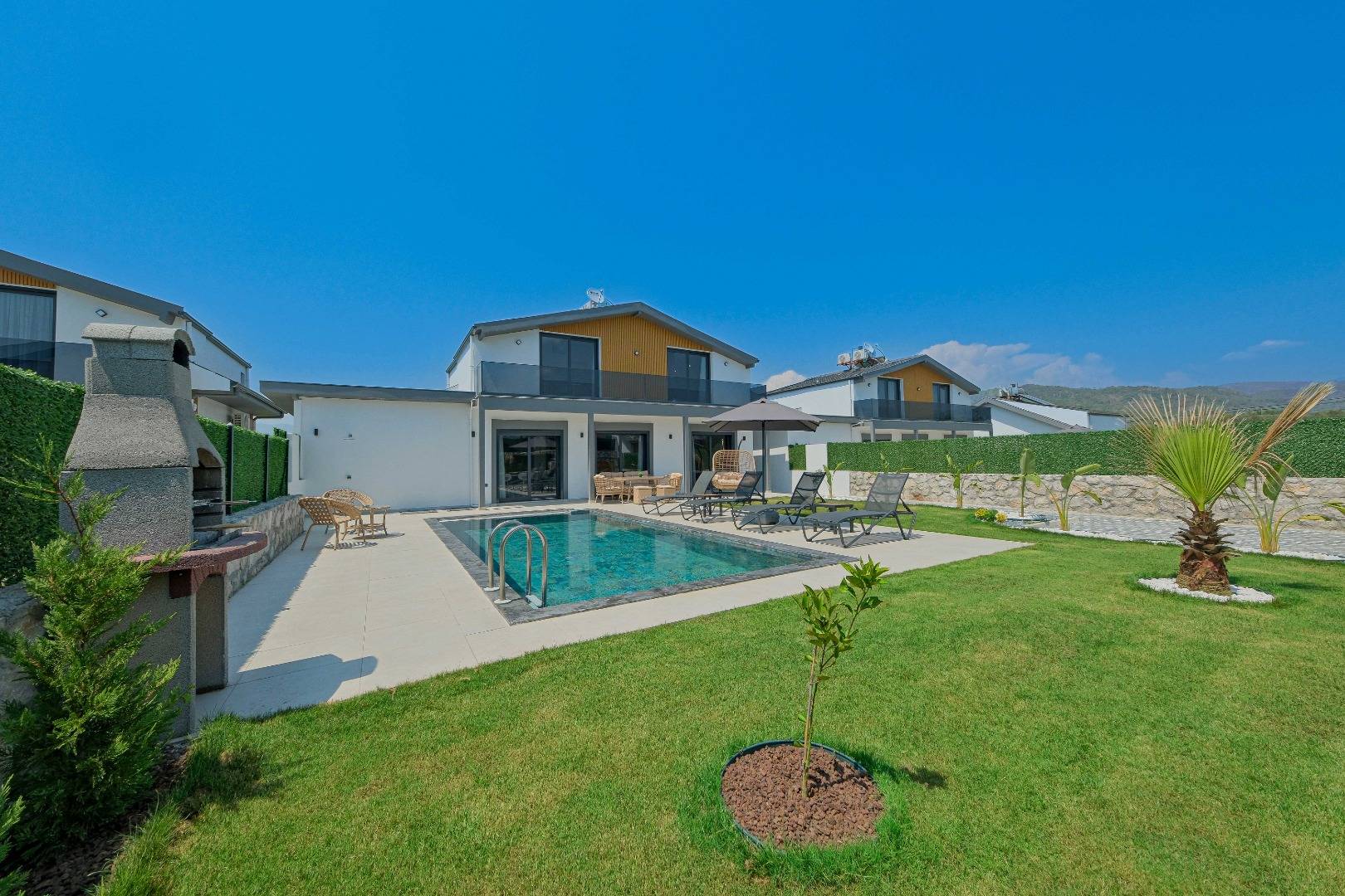 Fethiye Kargı'da Huzurlu Doğa İçerisinde, Özel Havuzlu, Saunalı Villa