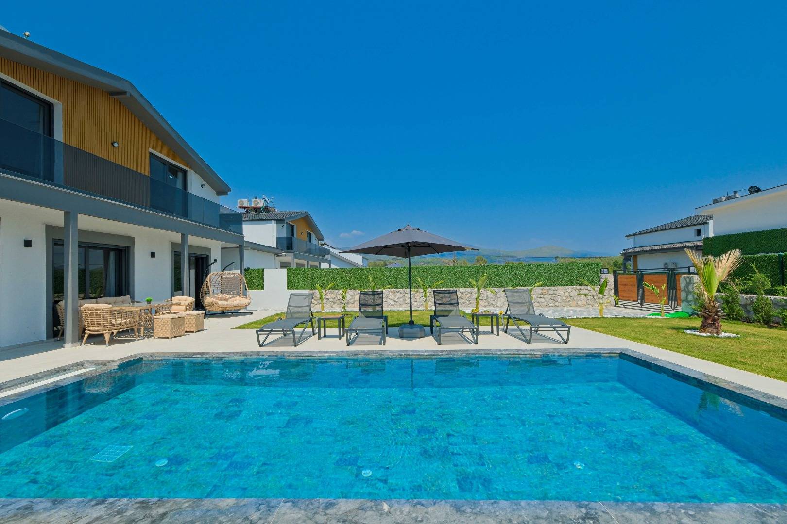 Fethiye Kargı'da Huzurlu Doğa İçerisinde, Özel Havuzlu, Saunalı Villa