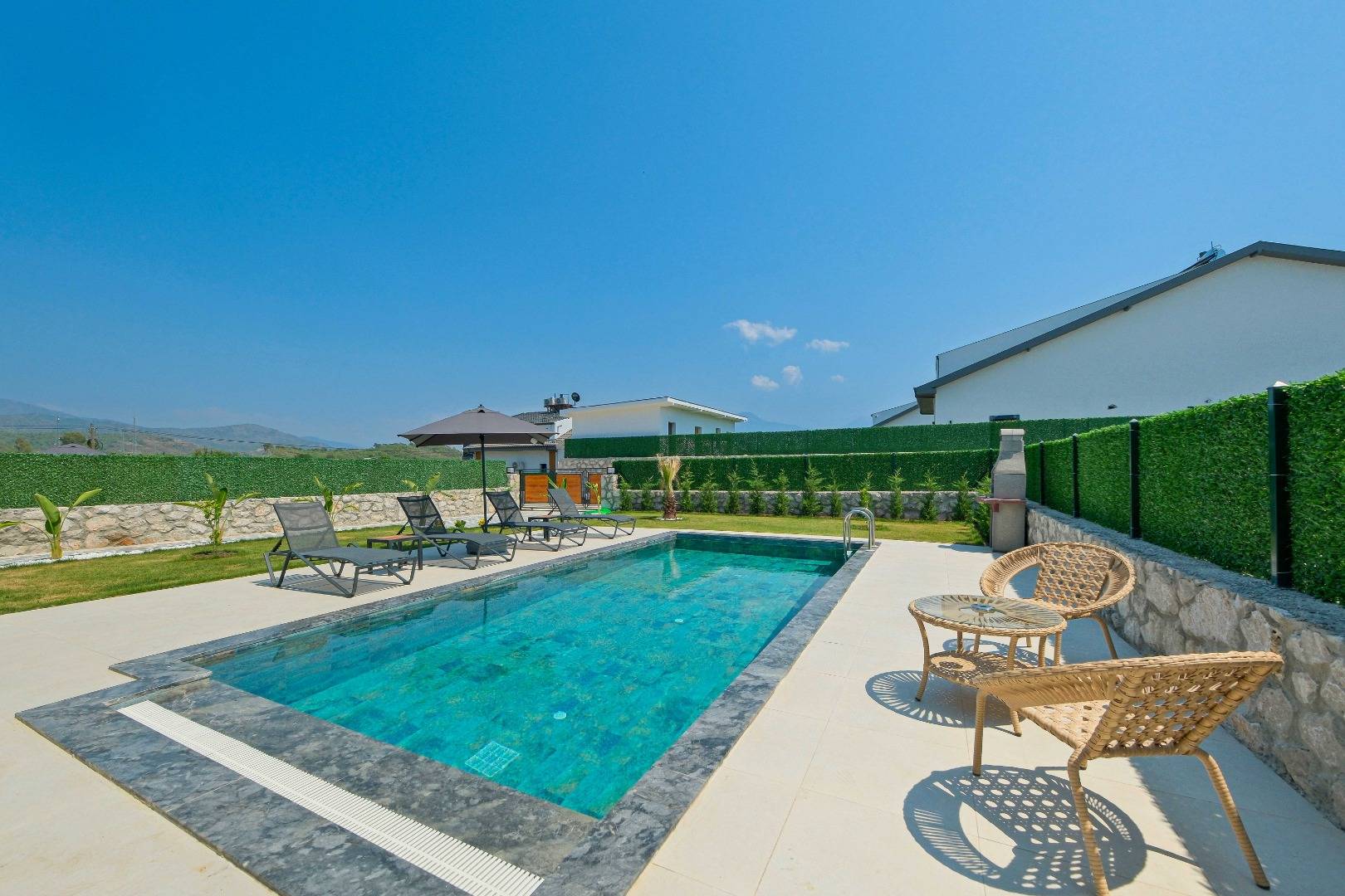 Fethiye Kargı'da Huzurlu Doğa İçerisinde, Özel Havuzlu, Saunalı Villa