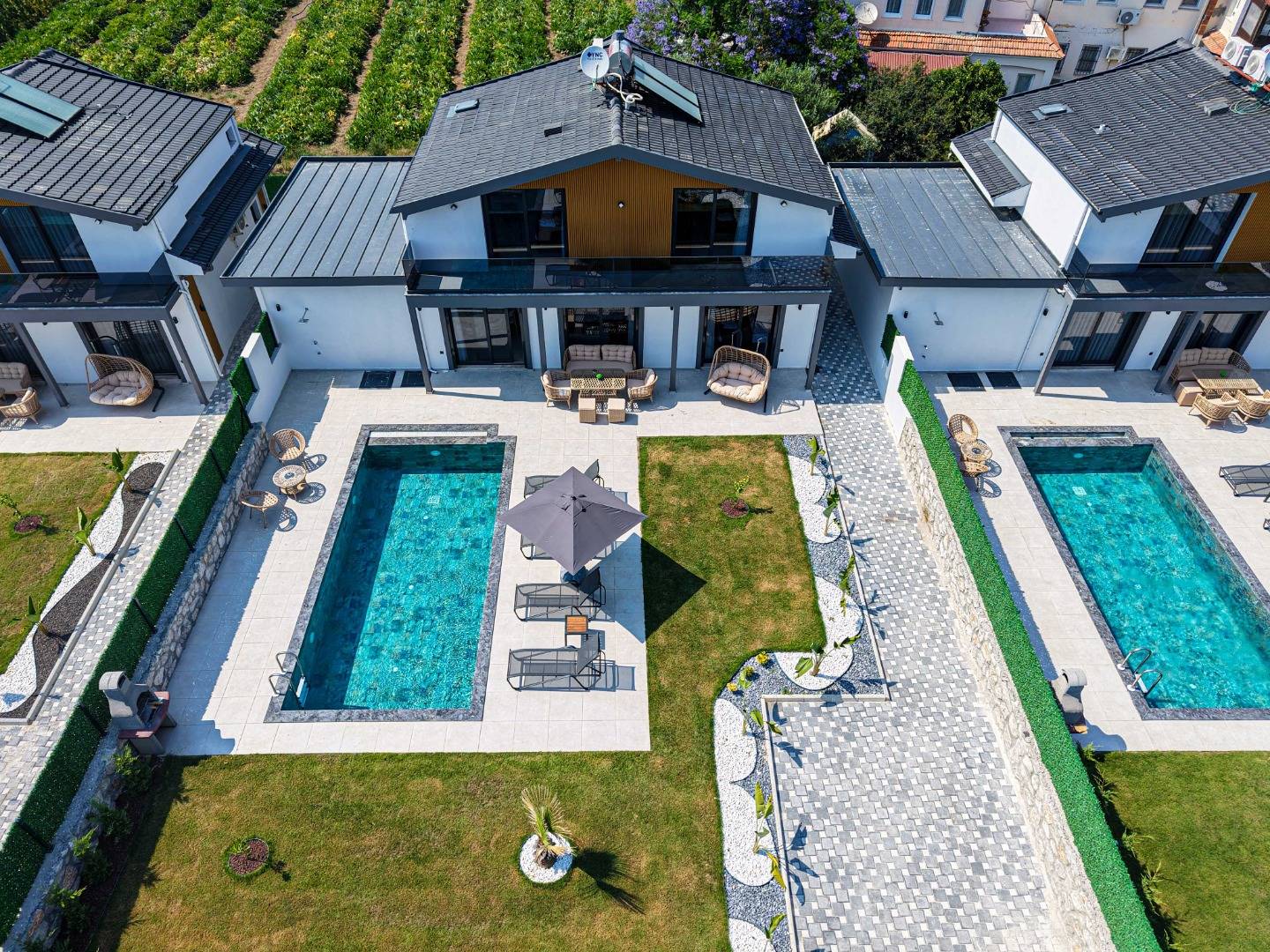 Fethiye Kargı'da Huzurlu Doğa İçerisinde, Özel Havuzlu, Saunalı Villa
