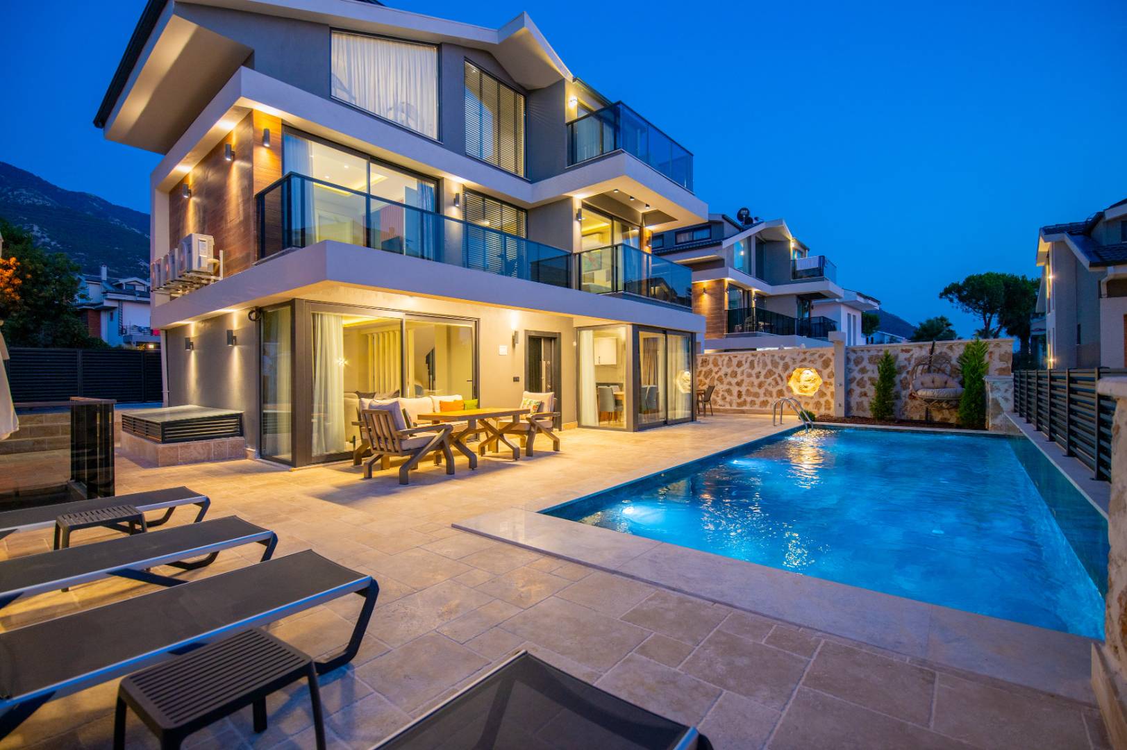 Fethiye Ölüdeniz'de Çocuklu Ailelere Uygun, Özel Havuzlu, Lüks Villa 46160