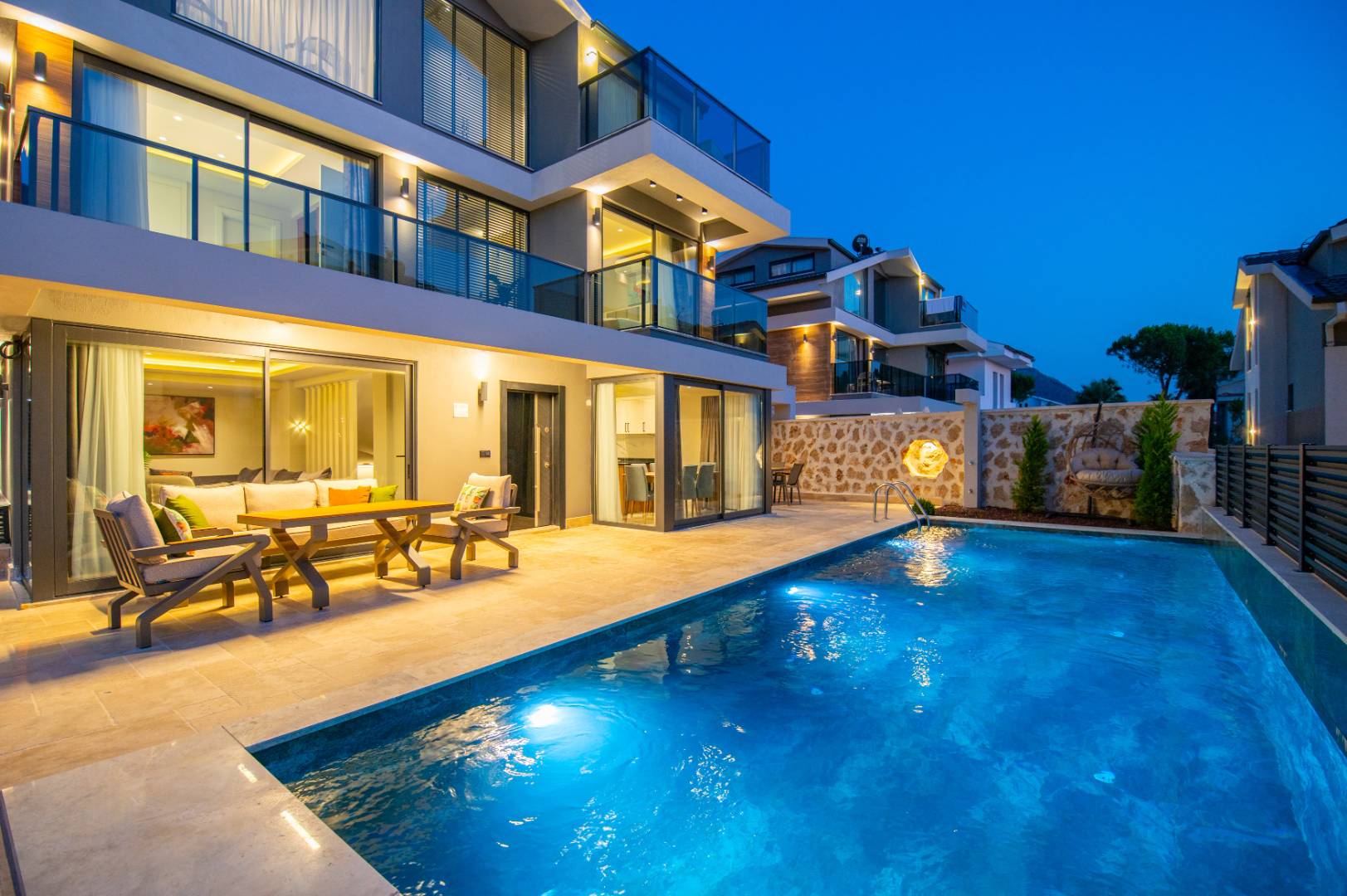 Fethiye Ölüdeniz'de Çocuklu Ailelere Uygun, Özel Havuzlu, Lüks Villa 46160 — 2