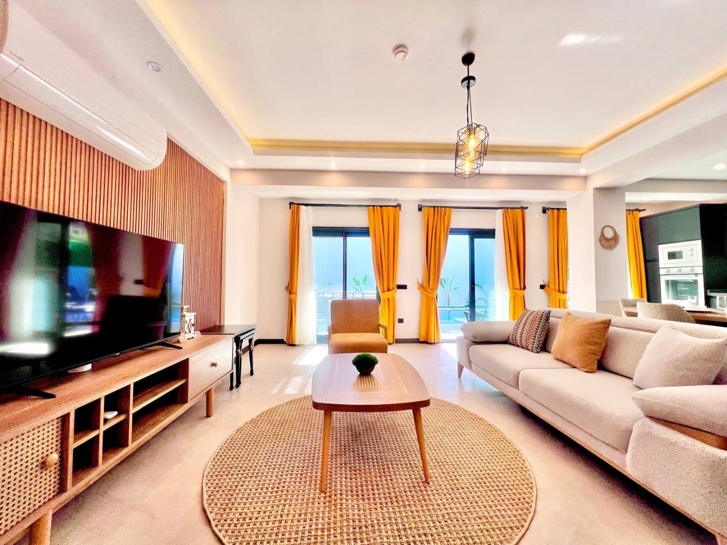 Fethiye Ölüdeniz'de Denize Yakın, Özel Havuzlu, Bahçeli Villa 45853 — 5
