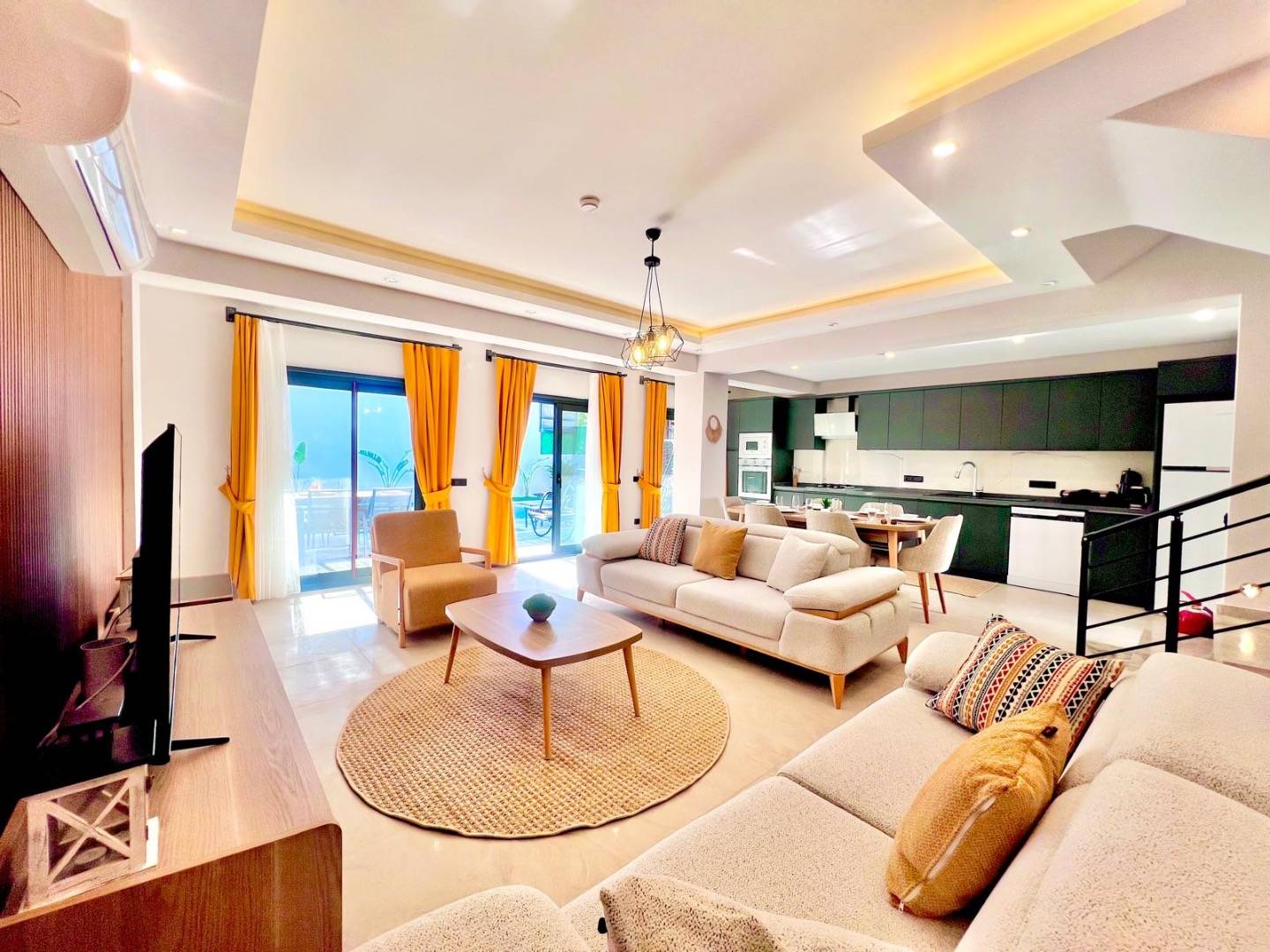 Fethiye Ölüdeniz'de Denize Yakın, Özel Havuzlu, Bahçeli Villa 45853 — 6