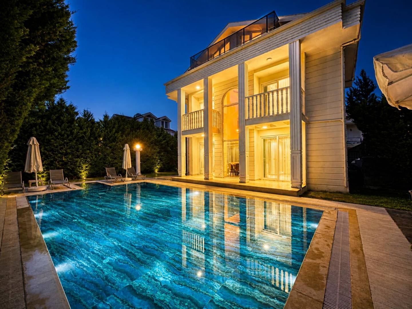 Fethiye Ölüdeniz'de Doğa İle İç İçe, Özel Havuzlu, 4+1 Villa 23038 — 2