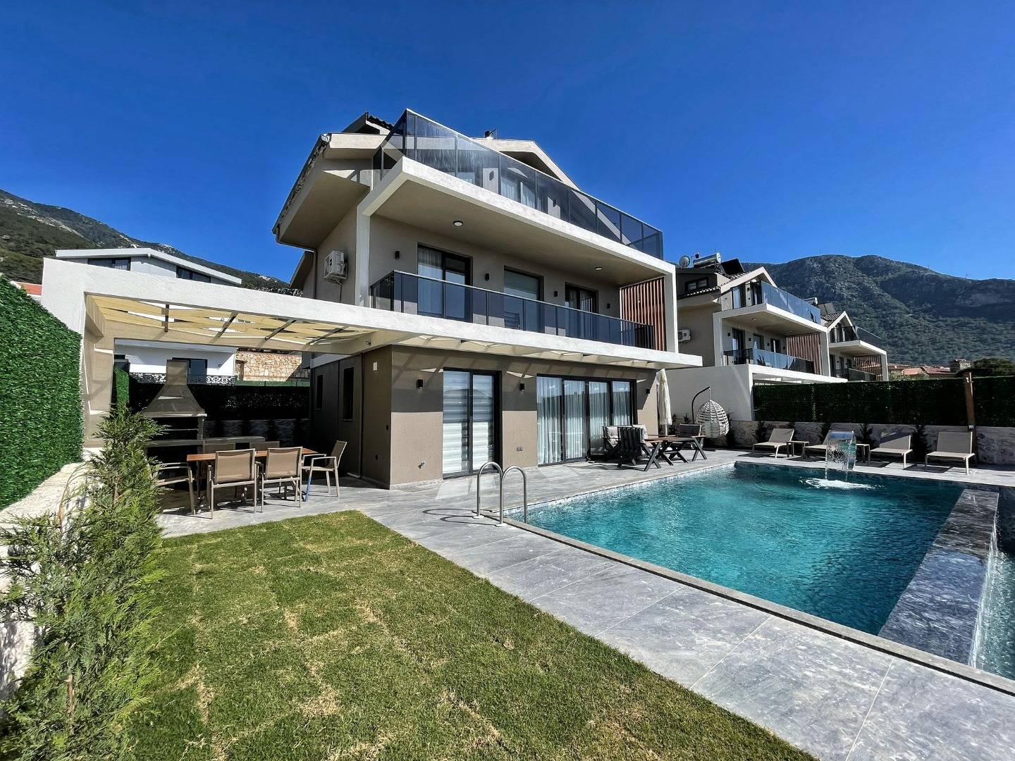 Fethiye Ölüdeniz'de Doğa İle İç İçe, Özel Havuzlu, Kiralık Villa 45755