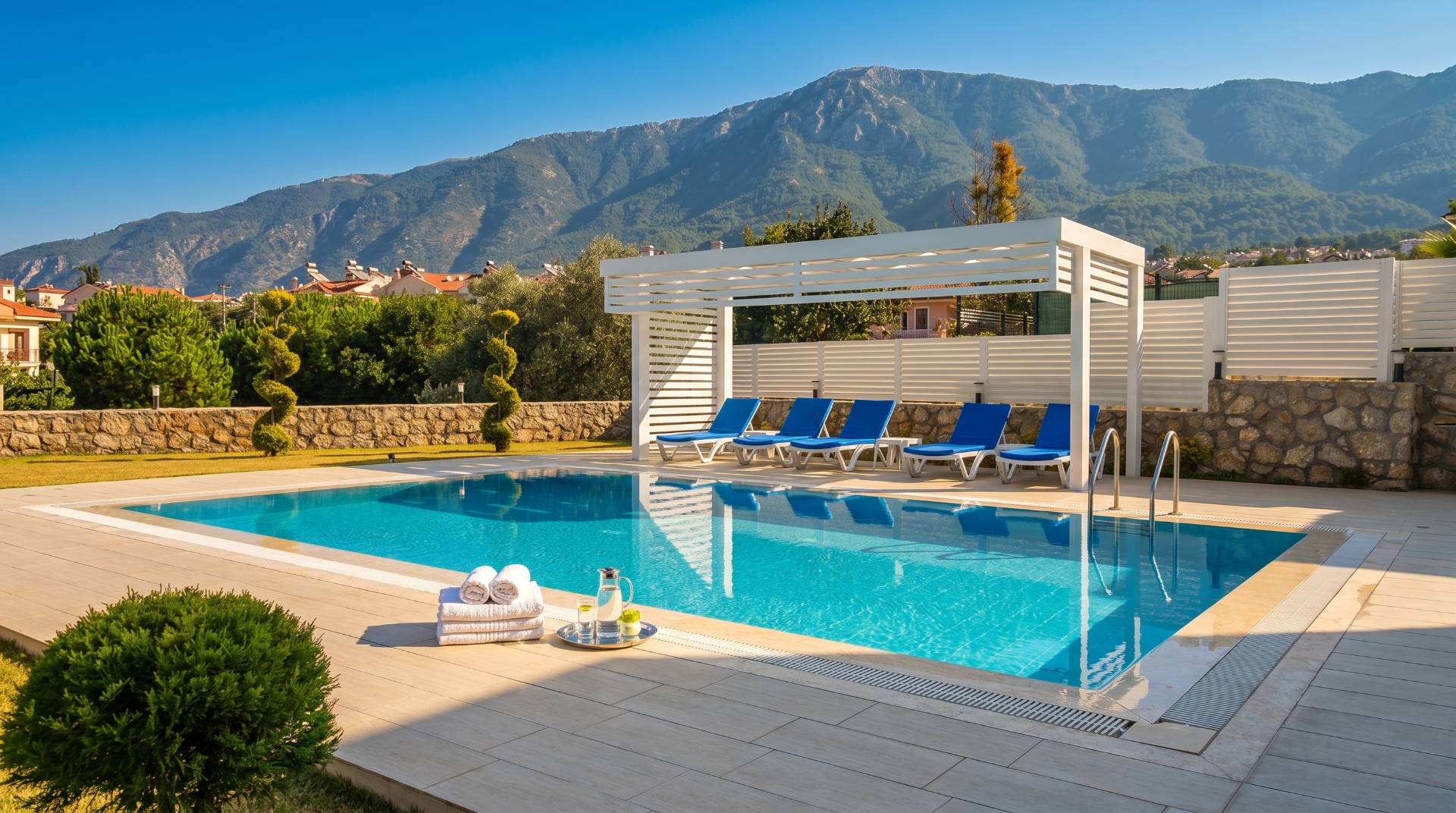 Fethiye Ölüdeniz'de Elverişli Konumda, Özel Havuzlu, Modern Villa 18000 - 2
