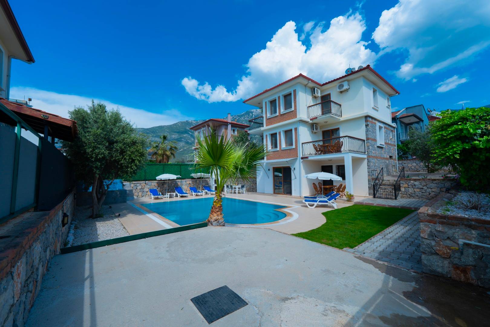 Fethiye Ölüdeniz'de Geniş Alanlara Sahip, Özel Havuzlu, Kiralık Villa 45815 — 5