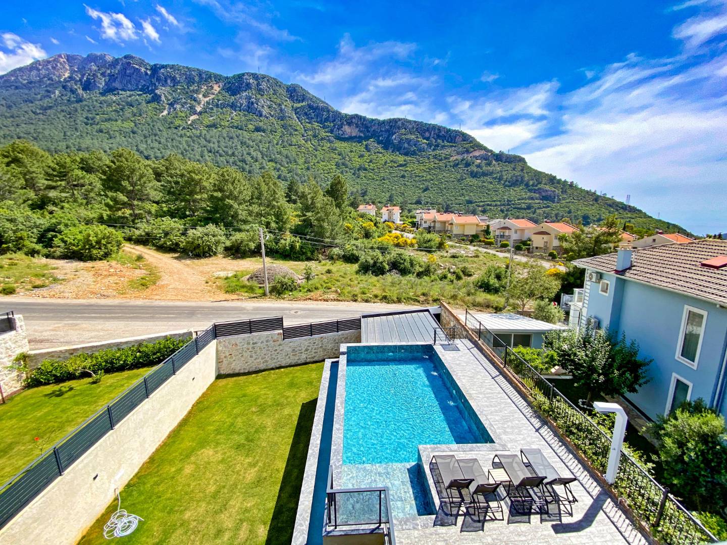 Fethiye Ölüdeniz'de Kalabalık Ailelere Uygun, Özel Havuzlu, 5+1 Villa 45873 — 3