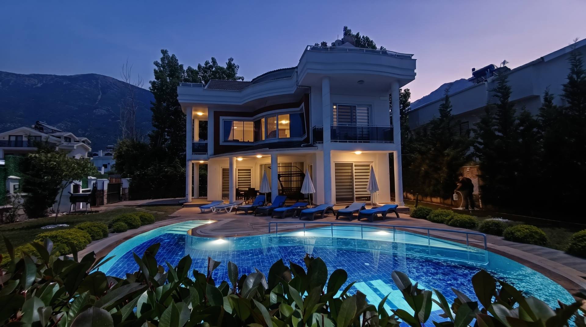 Fethiye Ölüdeniz'de Kalabalık Ailelere Uygun, Özel Havuzlu, Lüks Villa 41490 — 3