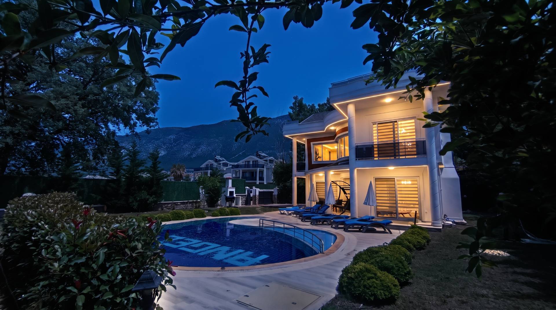 Fethiye Ölüdeniz'de Kalabalık Ailelere Uygun, Özel Havuzlu, Lüks Villa 41490 — 4