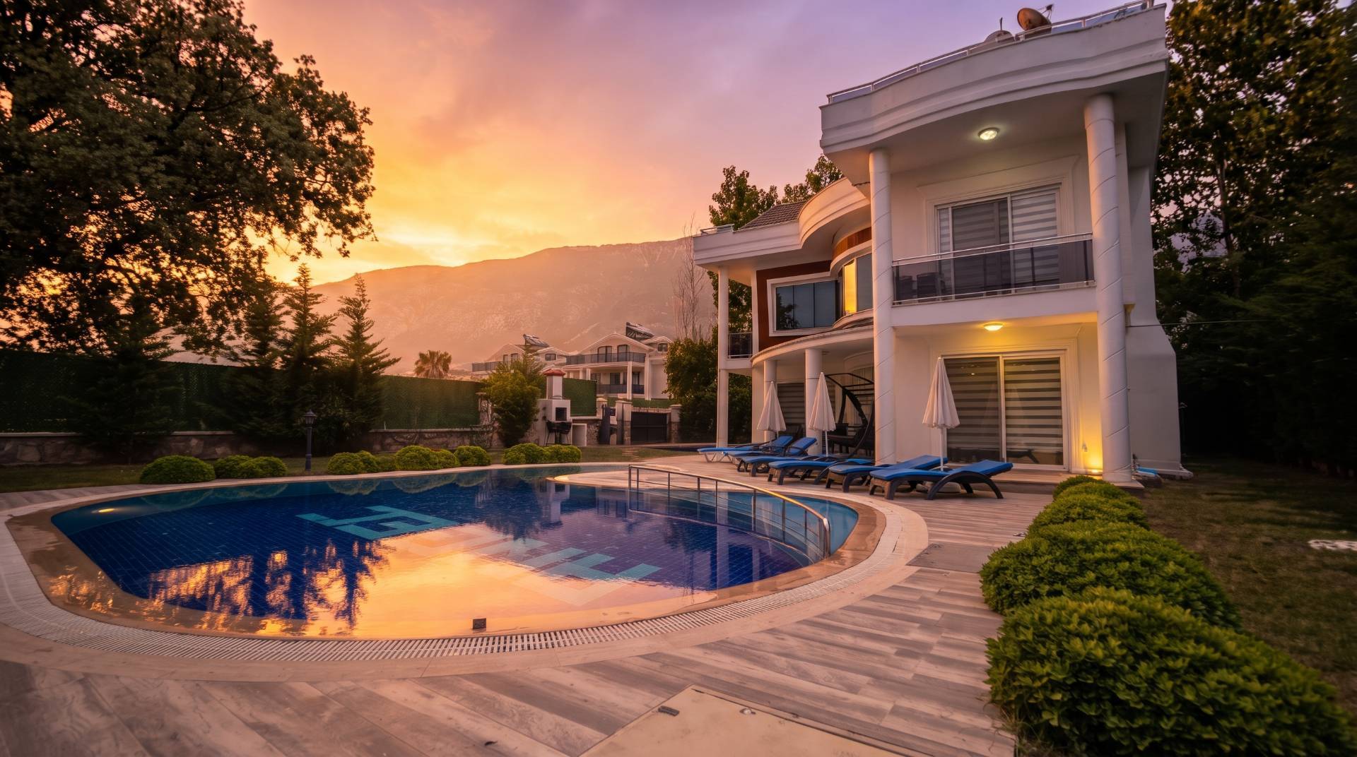 Fethiye Ölüdeniz'de Kalabalık Ailelere Uygun, Özel Havuzlu, Lüks Villa