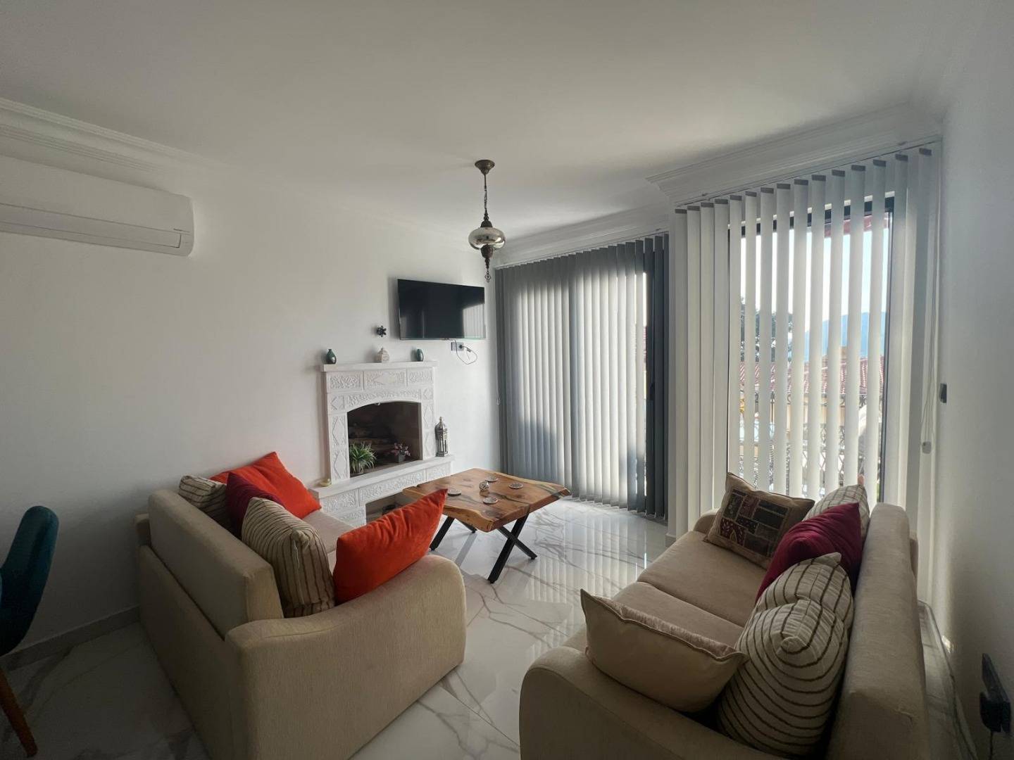 Fethiye Ölüdeniz'de Merkeze Yakın, Ortak Havuzlu, 2 Kişilik Apart