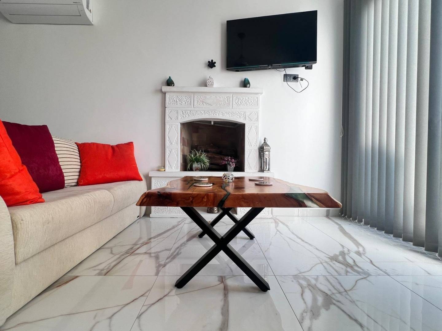 Fethiye Ölüdeniz'de Merkeze Yakın, Ortak Havuzlu, 2 Kişilik Apart