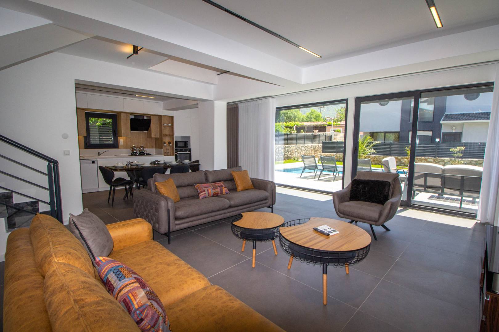 Fethiye Ölüdeniz'de Modern Tasarımlı, Özel Havuzlu, 8 Kişilik Villa 45874 — 5