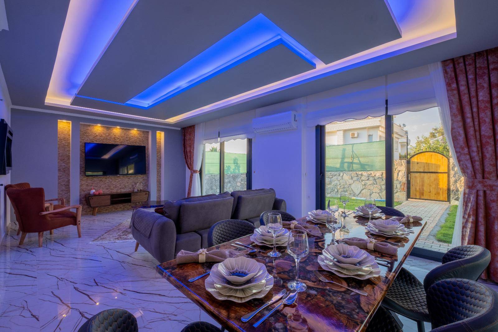 Fethiye Ölüdeniz'de Modern Tasarımlı, Özel Havuzlu, Merkezi Villa 45818 — 7