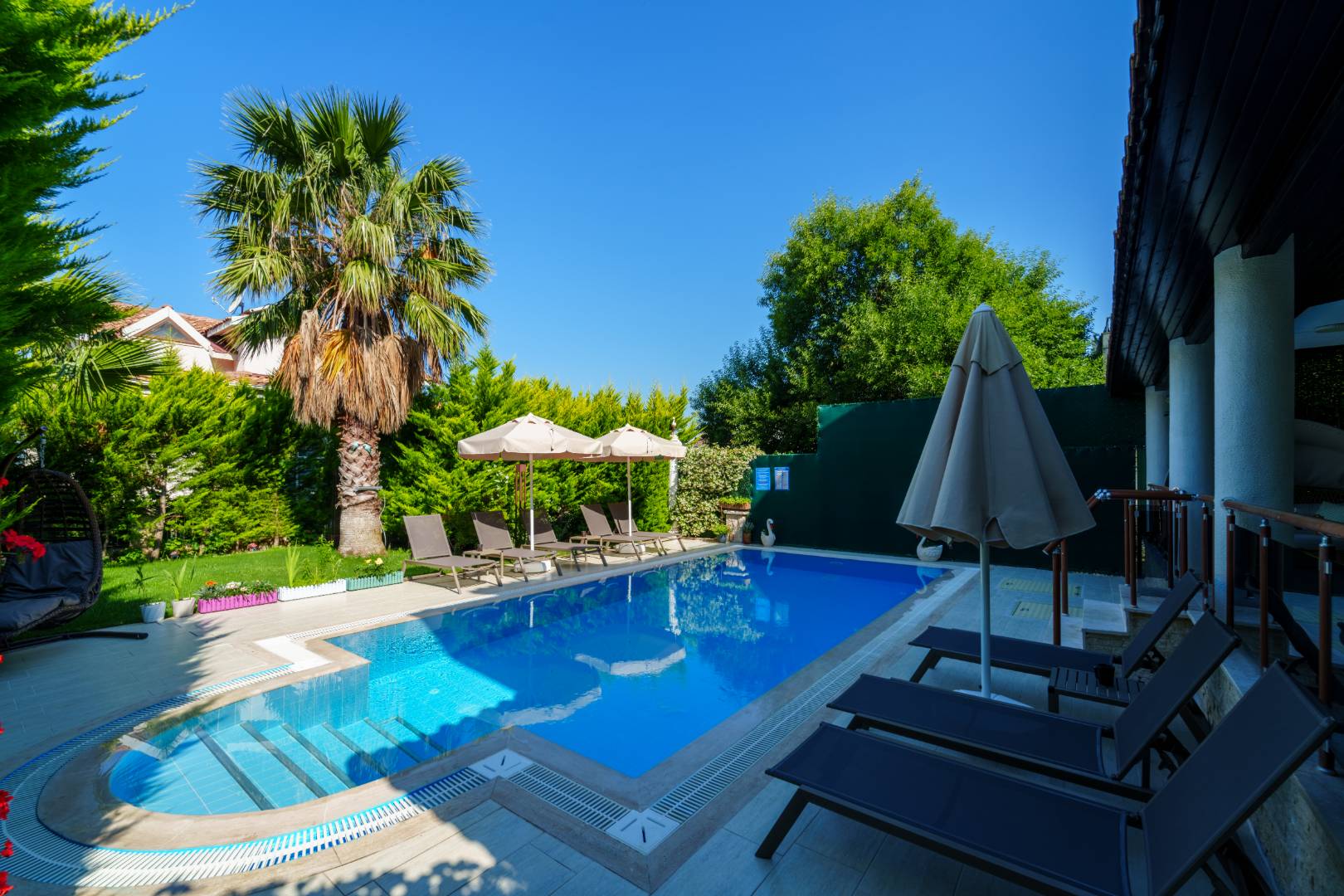 Fethiye Ölüdeniz'de Yemyeşil Bahçeli, Özel Havuzlu, Merkezi Villa 45995 — 5