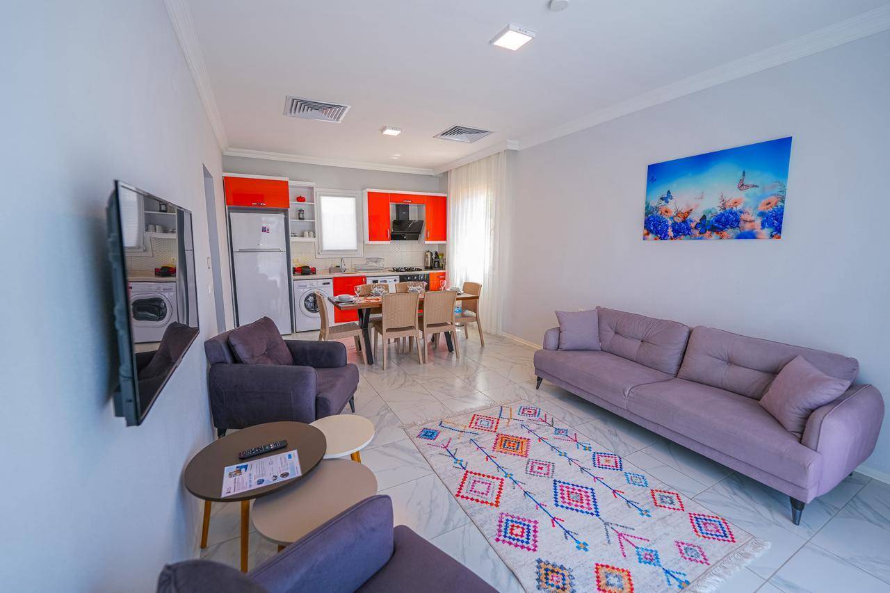 Fethiye Yanıklar'da Çekirdek Ailelere Uygun, Özel Havuzlu, Kiralık Villa