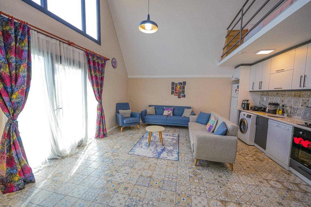 Fethiye Yanıklar'da Site İçerisinde, Özel Havuzlu, Kiralık Bungalov