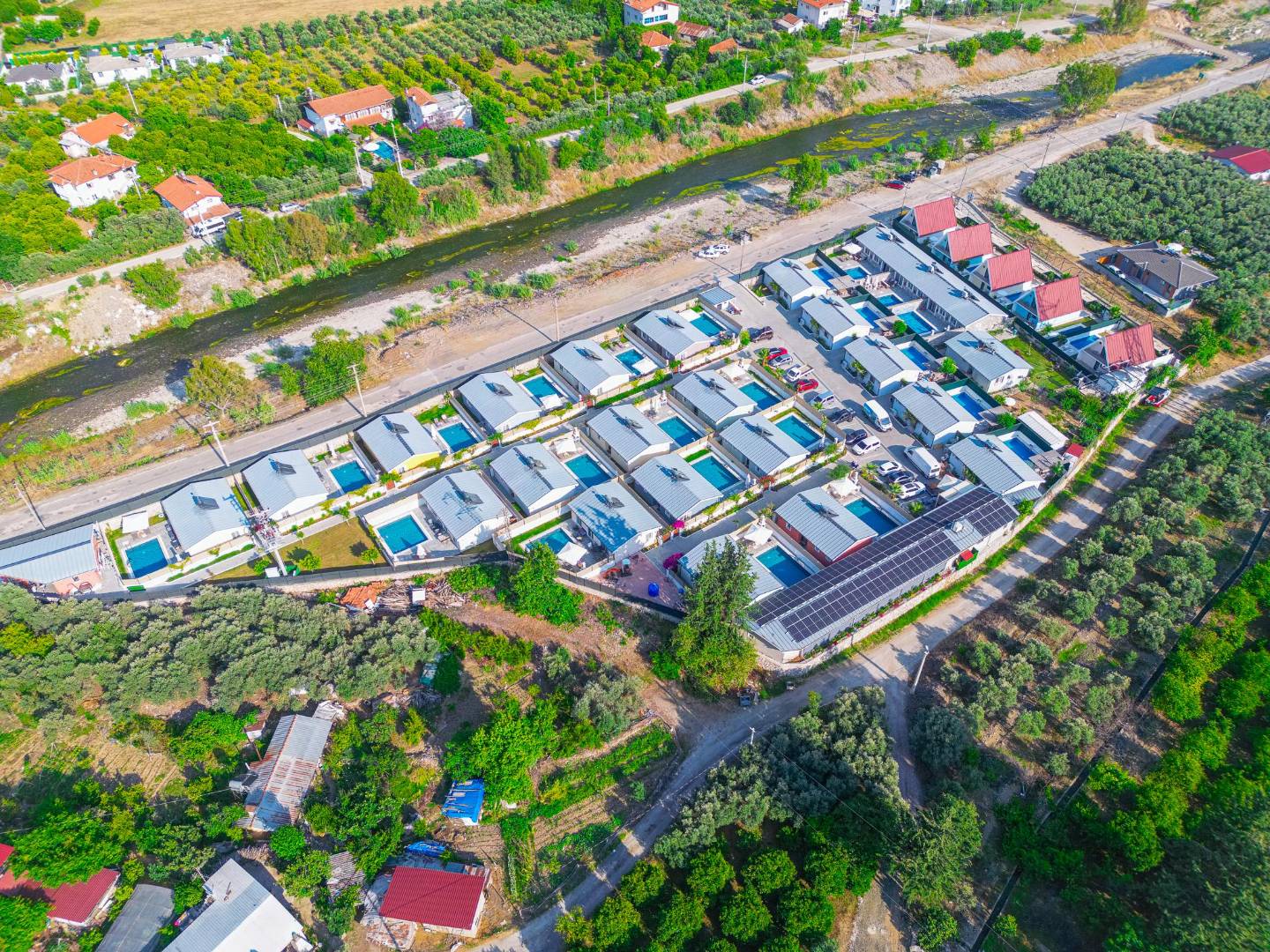Fethiye Yanıklar'da Site İçerisinde, Özel Havuzlu, Kiralık Bungalov