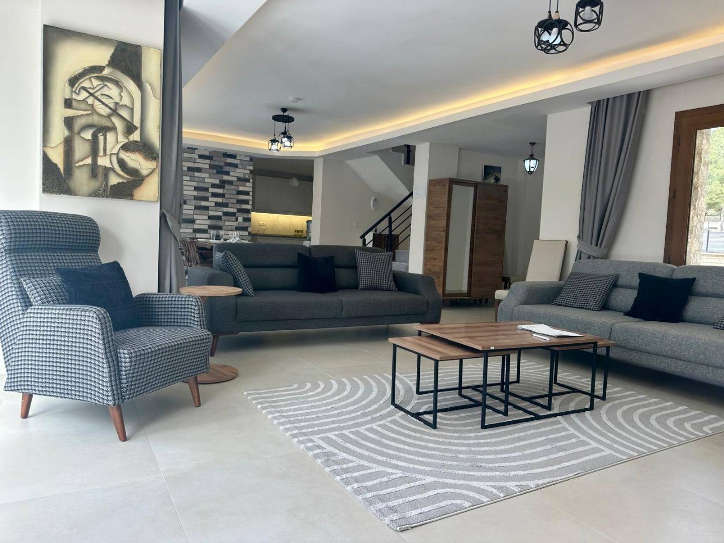 Fethiye Yeşilüzümlü'de Gözlerden Uzak Konumda, Özel Havuzlu, Geniş Villa 45830 — 8
