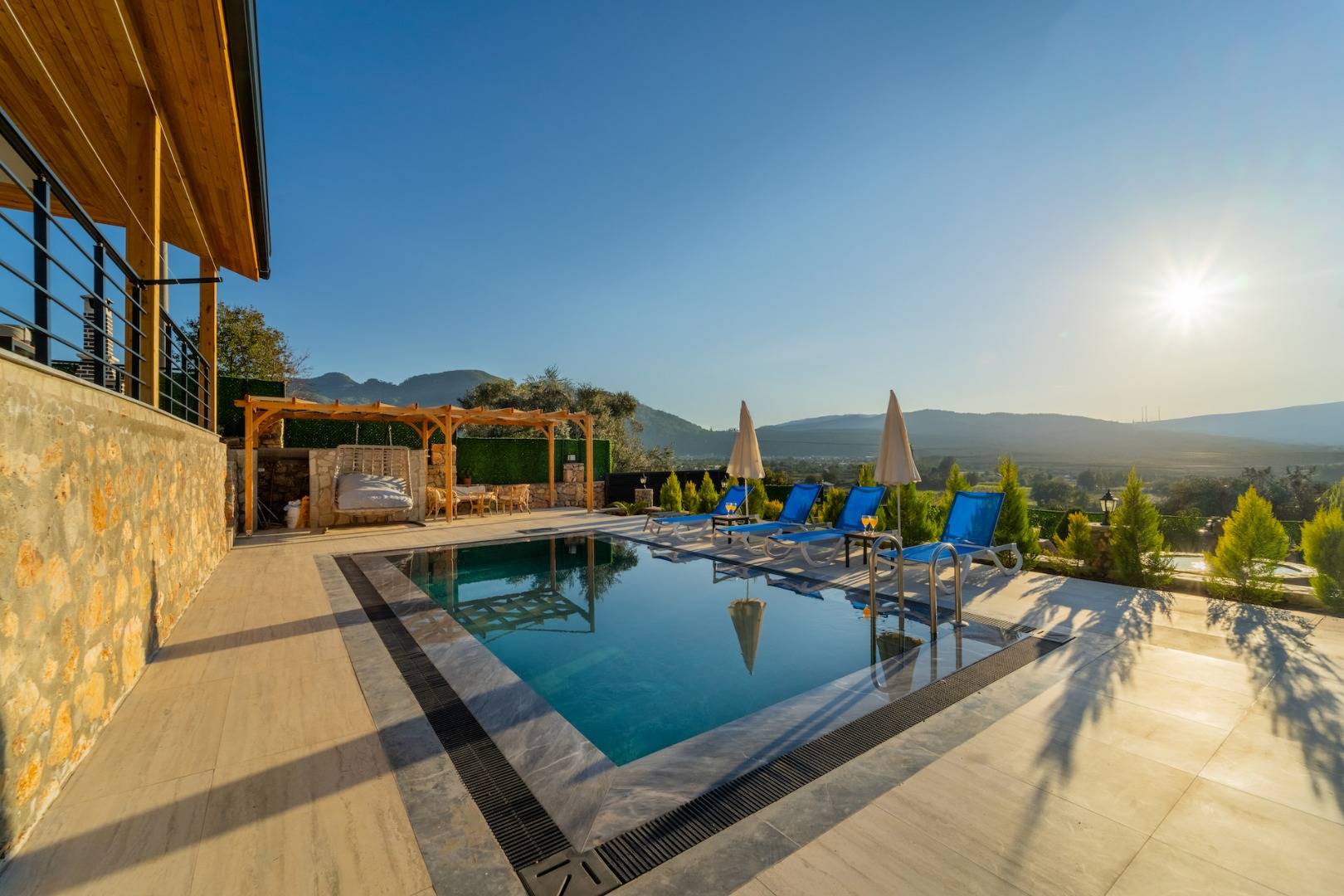 Fethiye Yeşilüzümlü'de Huzurlu Doğada, Özel Havuzlu, Konforlu Villa 45928 — 4