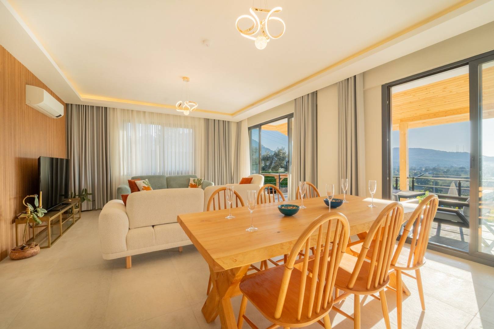 Fethiye Yeşilüzümlü'de Huzurlu Doğada, Özel Havuzlu, Konforlu Villa 45928 — 6