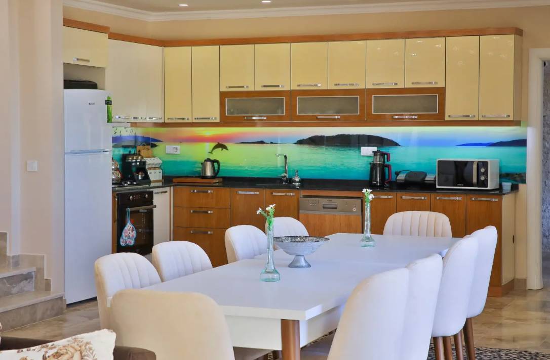 İslamlar'da Panoramik Deniz Manzaralı, Jakuzili, 10 Kişilik Villa