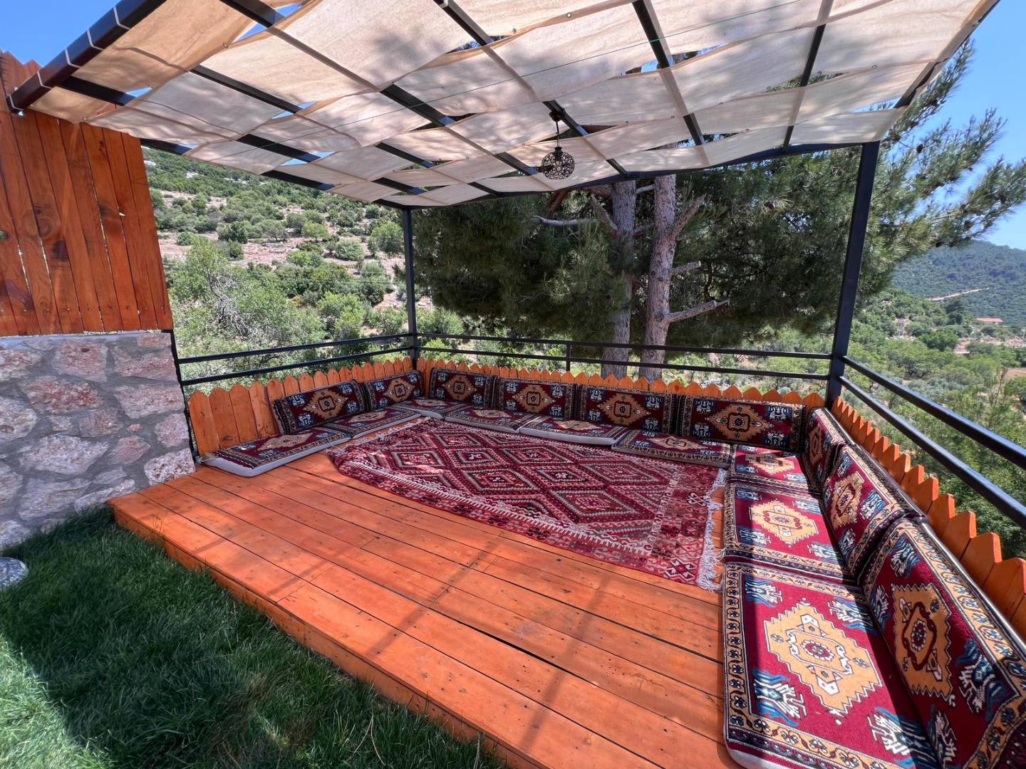 Kaş Sarıbelen'de Doğa İle İç İçe, Özel Havuzlu, 3+1 Villa 45885 — 6