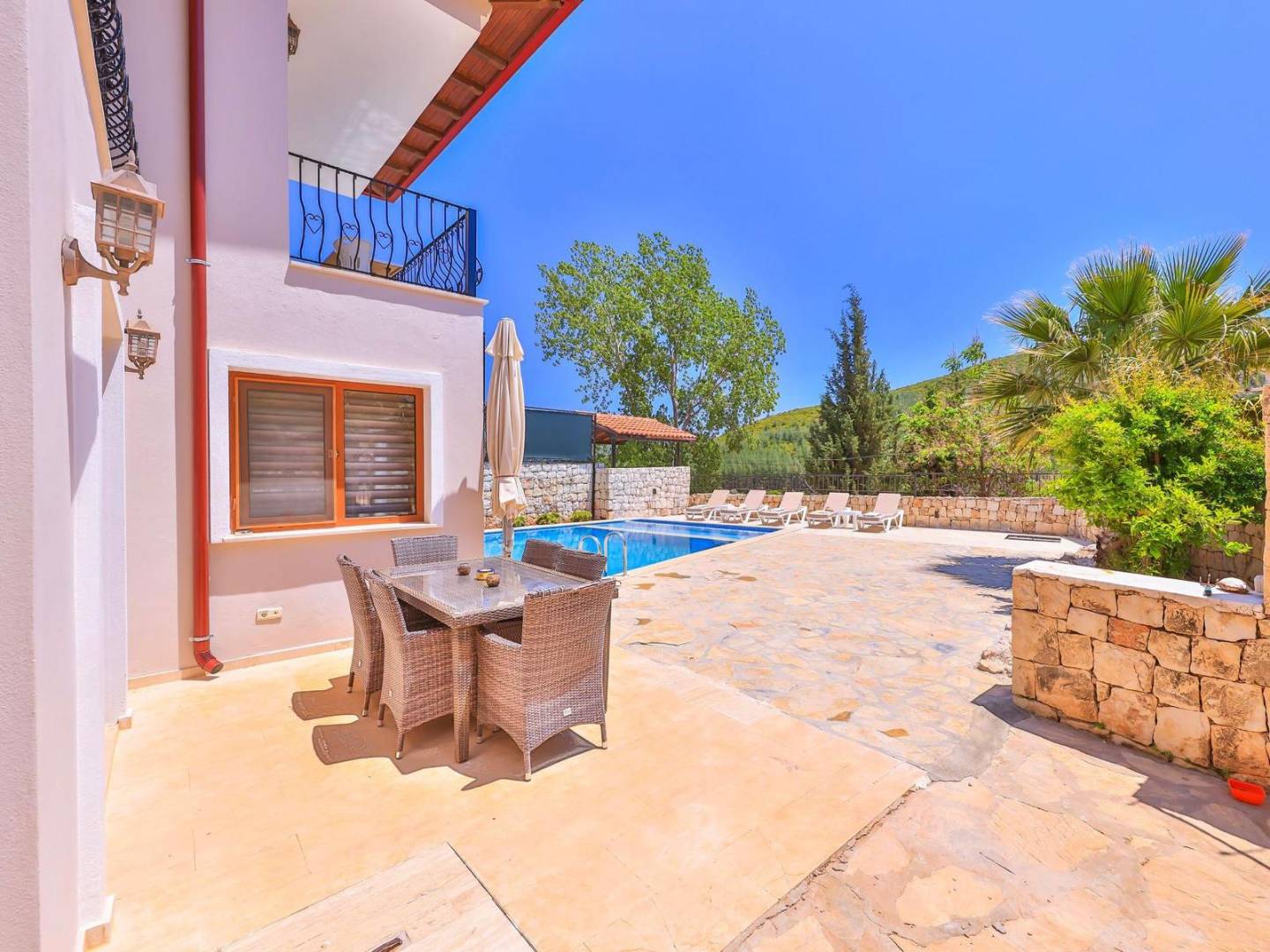 Kaş Çukurbağ'da Sakin Konumda, Özel Havuzlu, Jakuzili, Kiralık Villa 46072 — 4