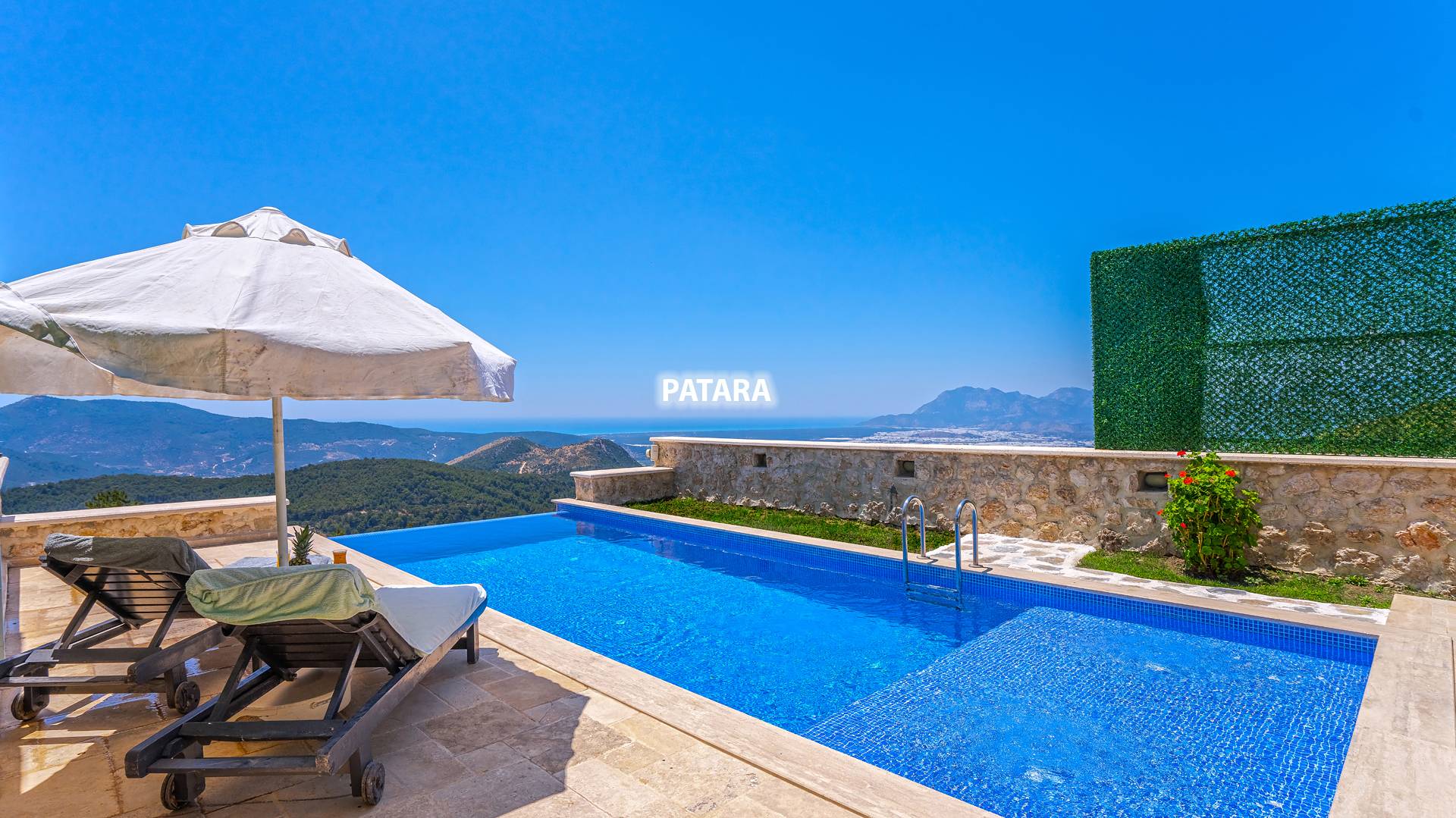 Kaş İslamlar'da Kartpostallık Manzaralı, Özel Havuzlu, 2+1 Villa 46002 — 7
