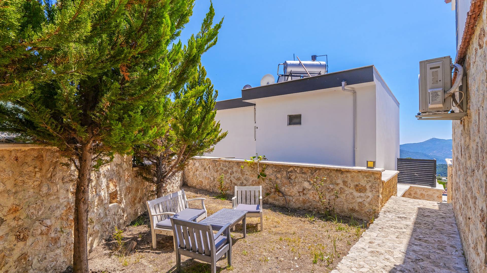 Kaş İslamlar'da Kartpostallık Manzaralı, Özel Havuzlu, 2+1 Villa