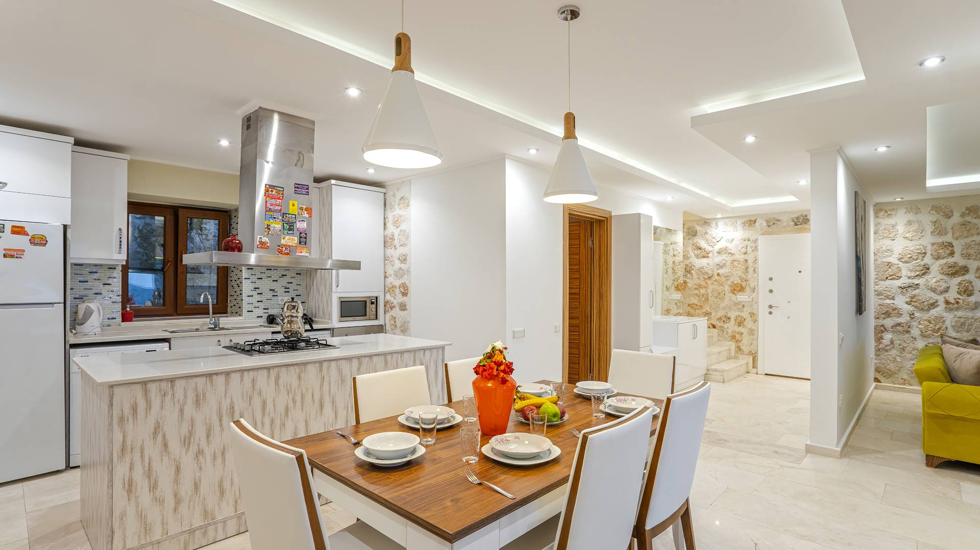 Kaş İslamlar'da Kartpostallık Manzaralı, Özel Havuzlu, 2+1 Villa
