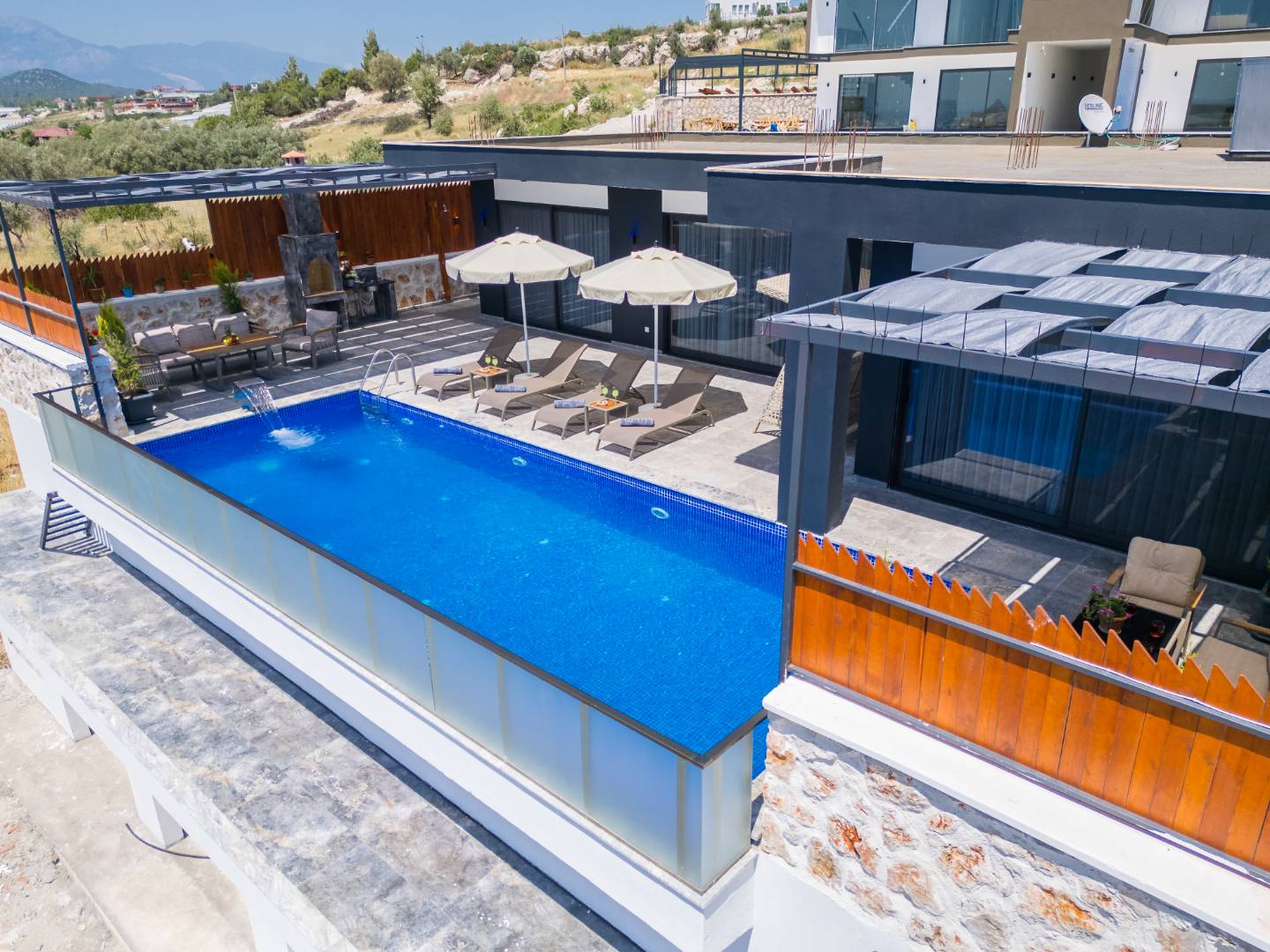 Kaş Çavdır'da Muhteşem Doğada, Özel Havuzlu, Jakuzili Villa