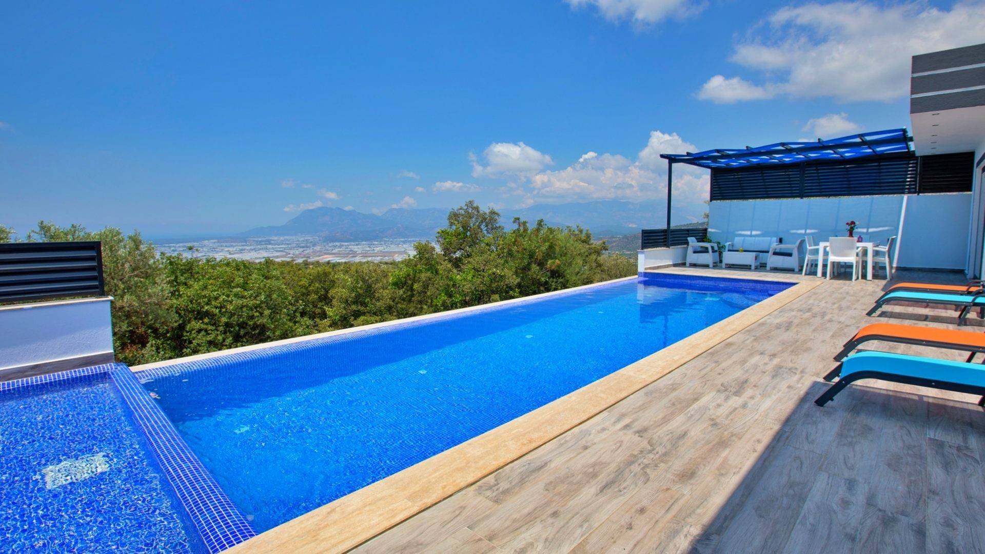 Kaş Üzümlü'de Muhteşem Doğa Manzaralı, Özel Havuzlu, Jakuzili, Huzurlu Villa 45712 — 2