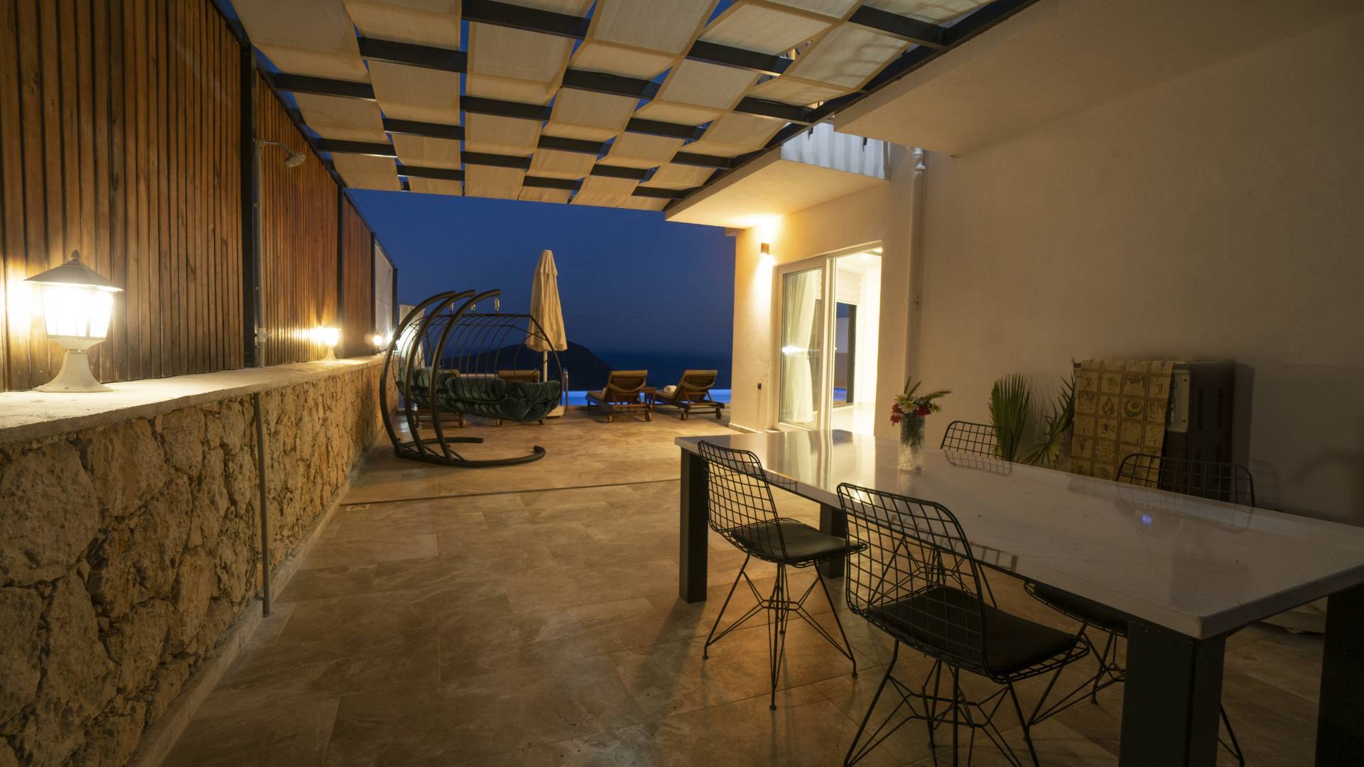 Kaş Akbel 'de Panoramik Deniz Manzaralı, Özel Havuzlu, Lüks Villa