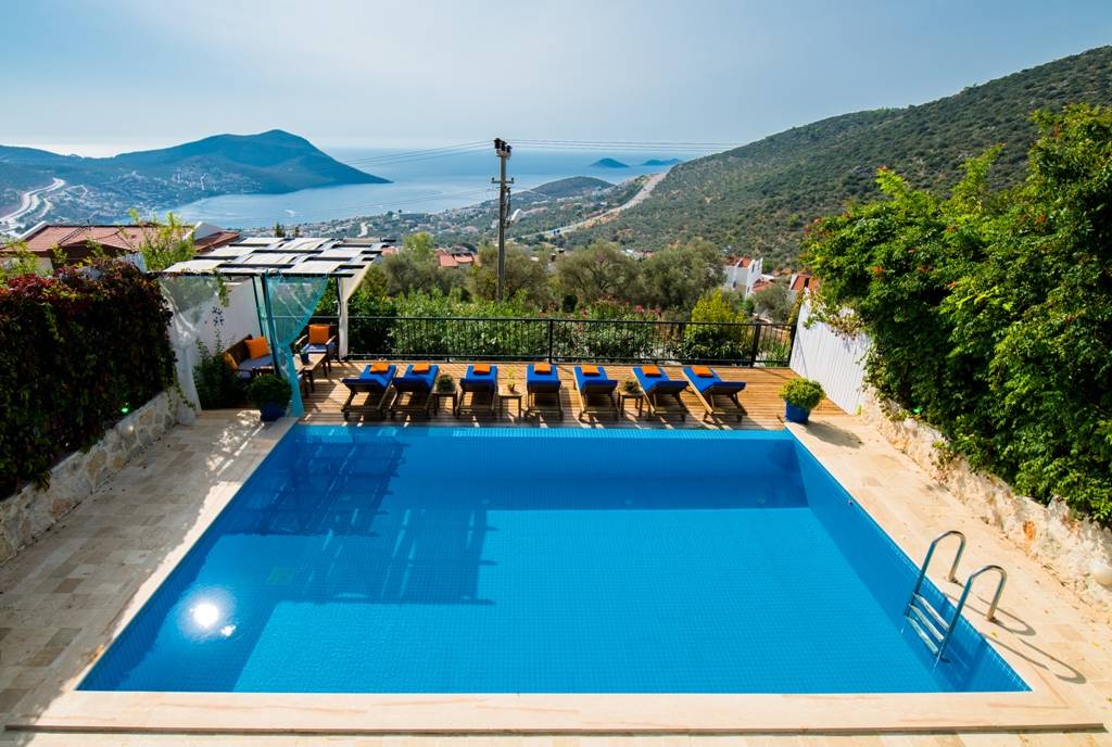 Kaş İslamlar'da Kalabalık Ailelere Uygun, Özel Havuzlu, Manzaralı Villa 45966 — 5