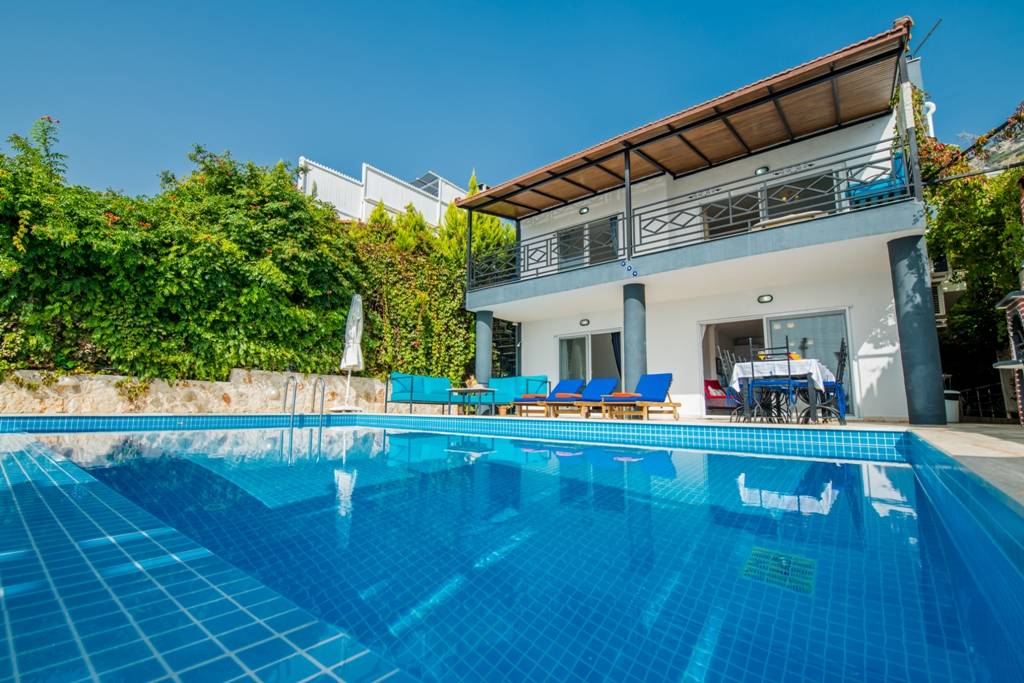 Kaş İslamlar'da Kalabalık Ailelere Uygun, Özel Havuzlu, Manzaralı Villa 45966 — 2