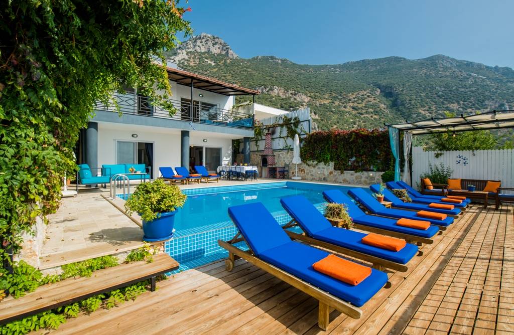 Kaş İslamlar'da Kalabalık Ailelere Uygun, Özel Havuzlu, Manzaralı Villa 45966 — 3