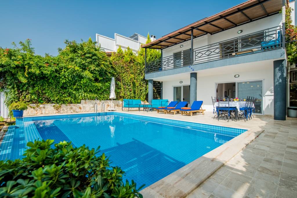 Kaş İslamlar'da Kalabalık Ailelere Uygun, Özel Havuzlu, Manzaralı Villa 45966