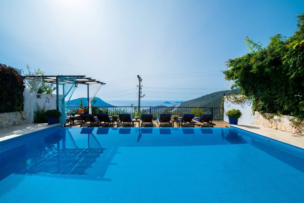 Kaş İslamlar'da Kalabalık Ailelere Uygun, Özel Havuzlu, Manzaralı Villa 45966 — 6