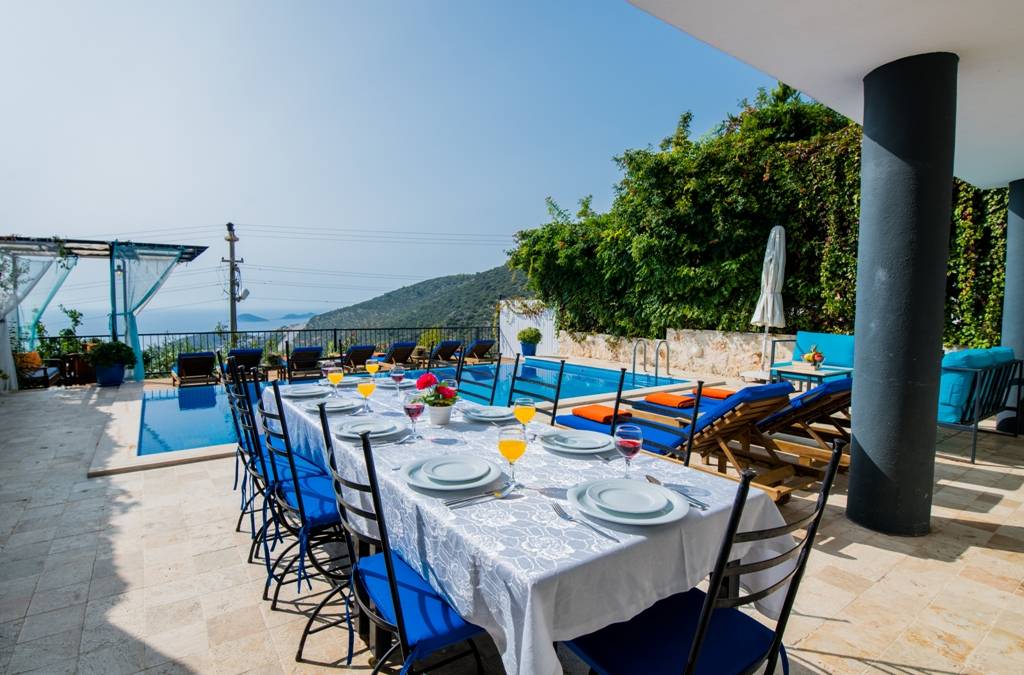 Kaş İslamlar'da Kalabalık Ailelere Uygun, Özel Havuzlu, Manzaralı Villa 45966 — 8