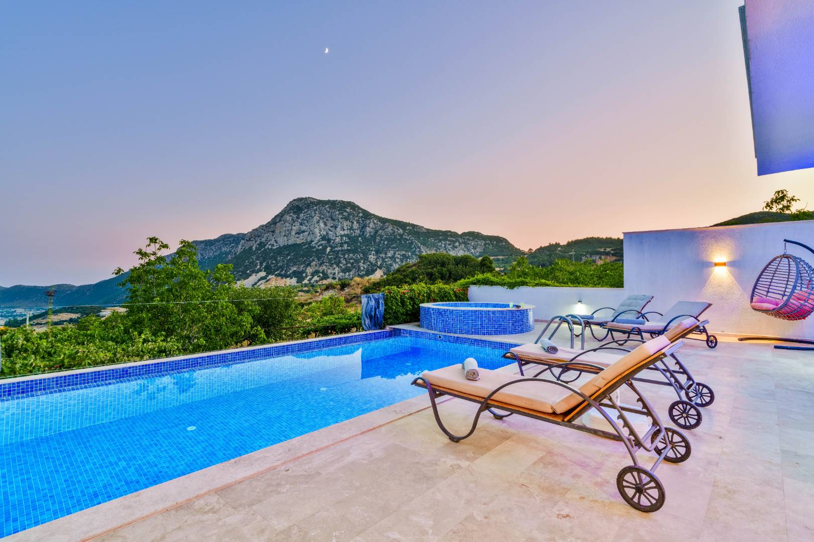 Kalkan İkizce'de Muhteşem Dağ Manzaralı, Özel Havuzlu, Şık Villa 34817 — 6