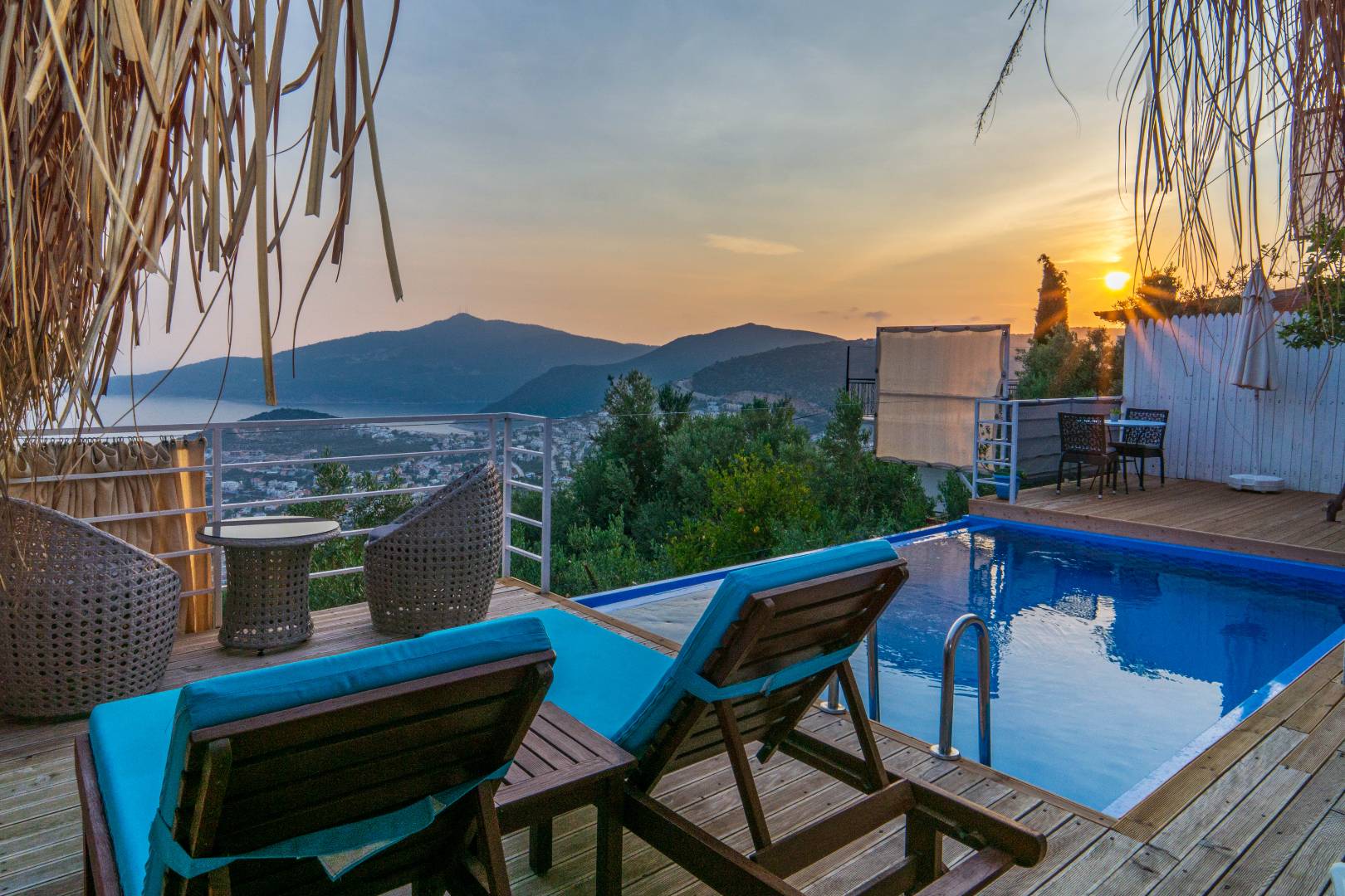 Kalkan Kördere'de Deniz Manzaralı, Özel Havuzlu, Balayı Villası 33962 — 9
