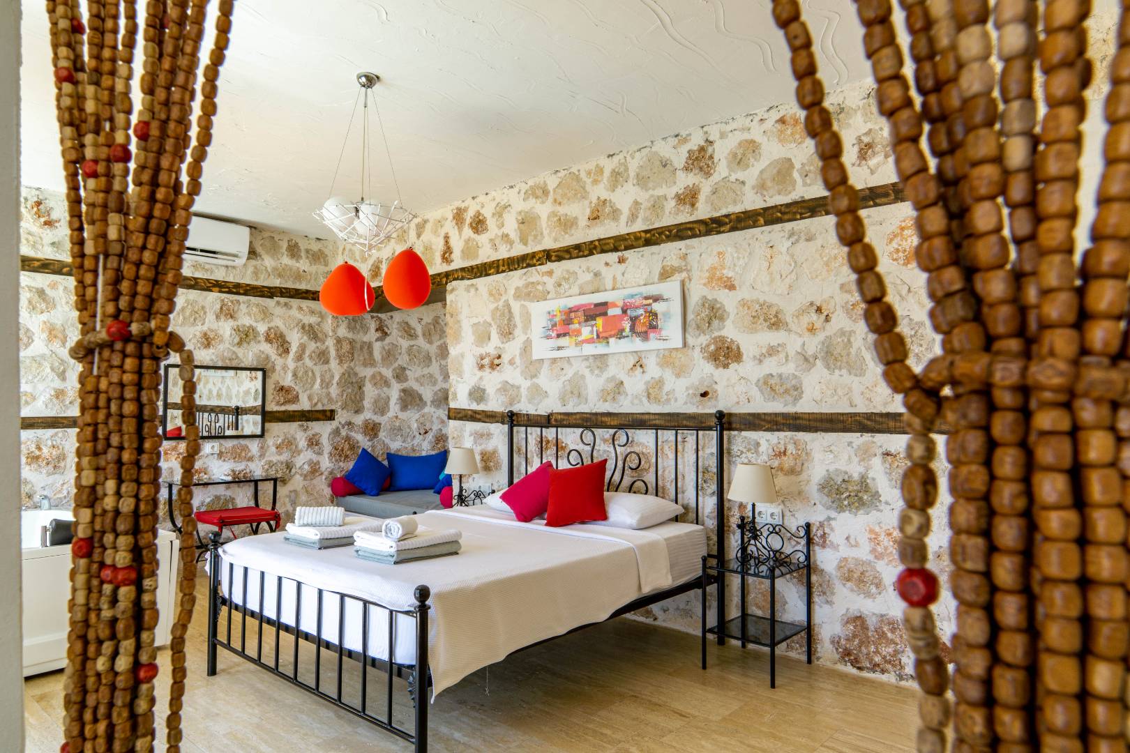 Kalkan Kördere'de Eşsiz Deniz Manzaralı, Özel Havuzlu, Balayı Villası