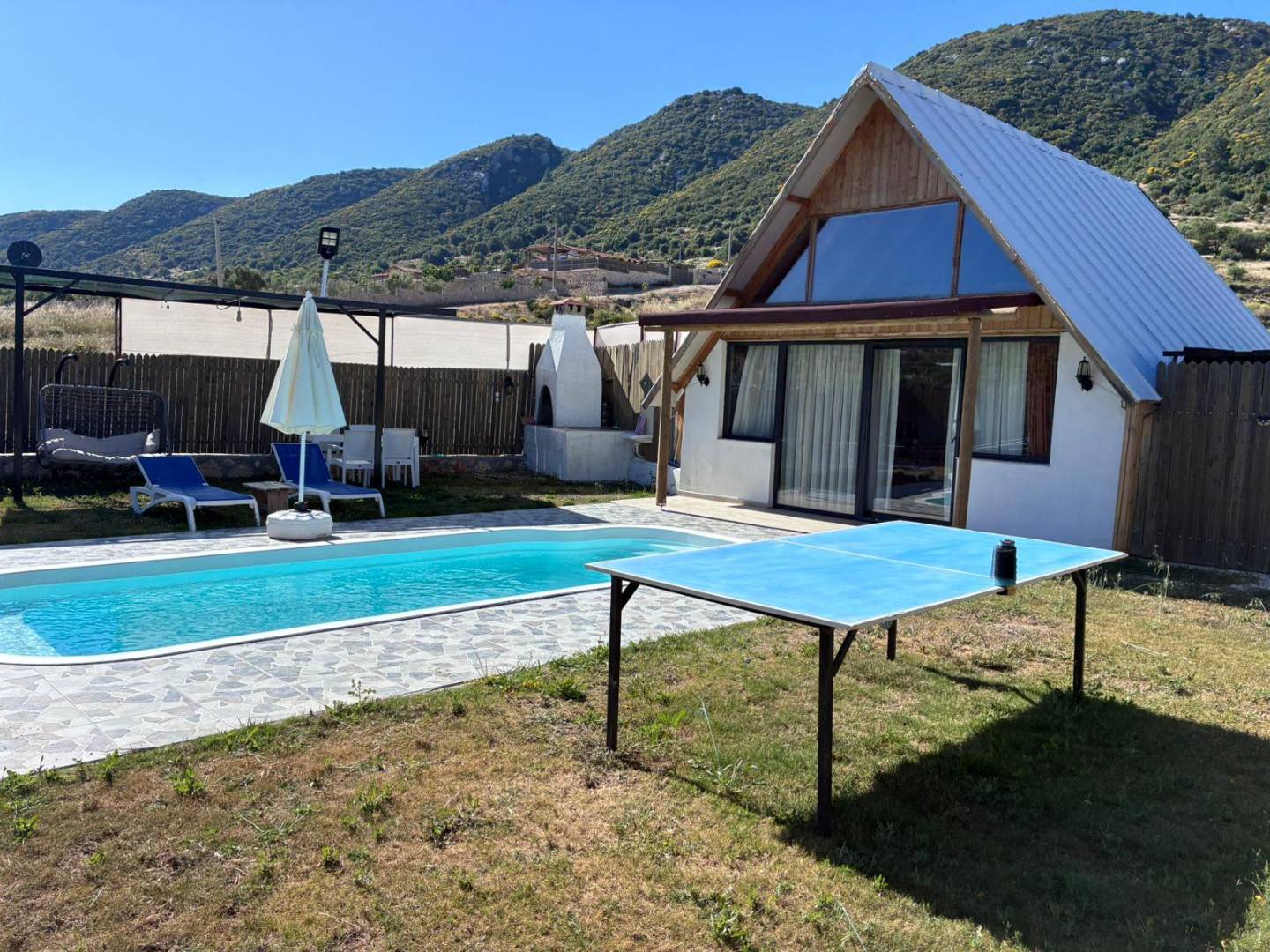 Kalkan Sarıbelen'de Doğa İçerisinde, Özel Havuzlu, Jakuzili Bungalov