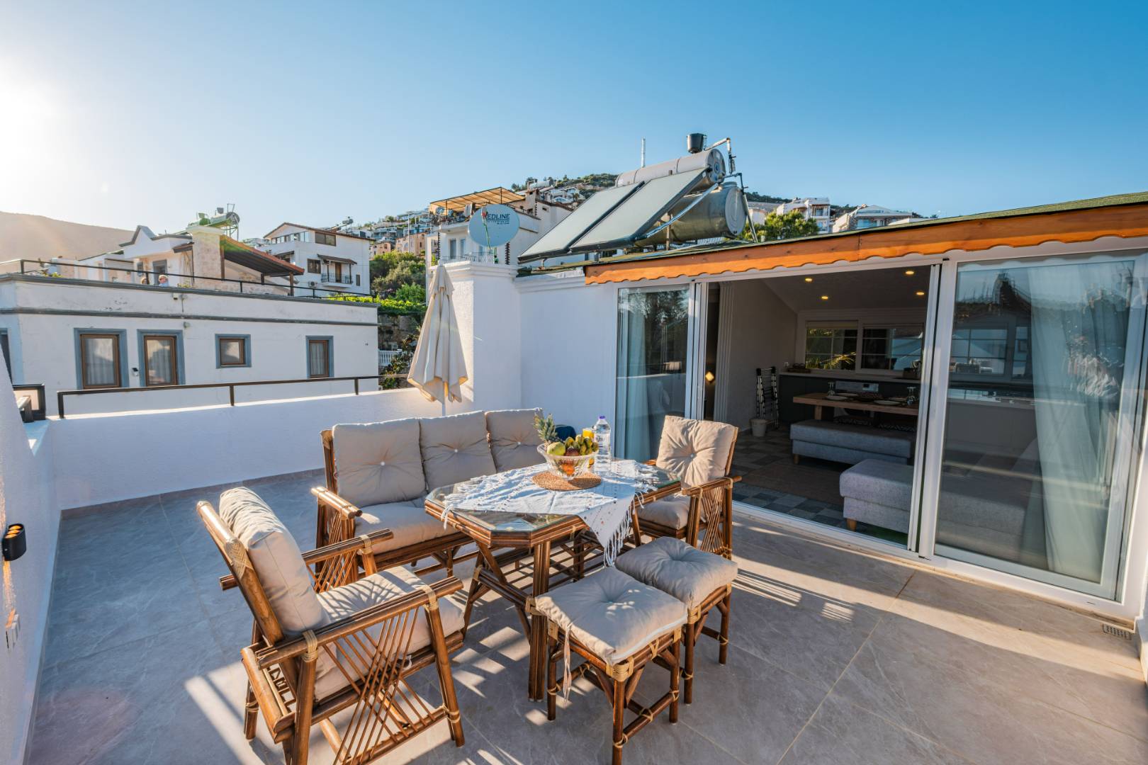Kaş Kalkan'da Merkezi Konumda, Özel Havuzlu, Dubleks Daire